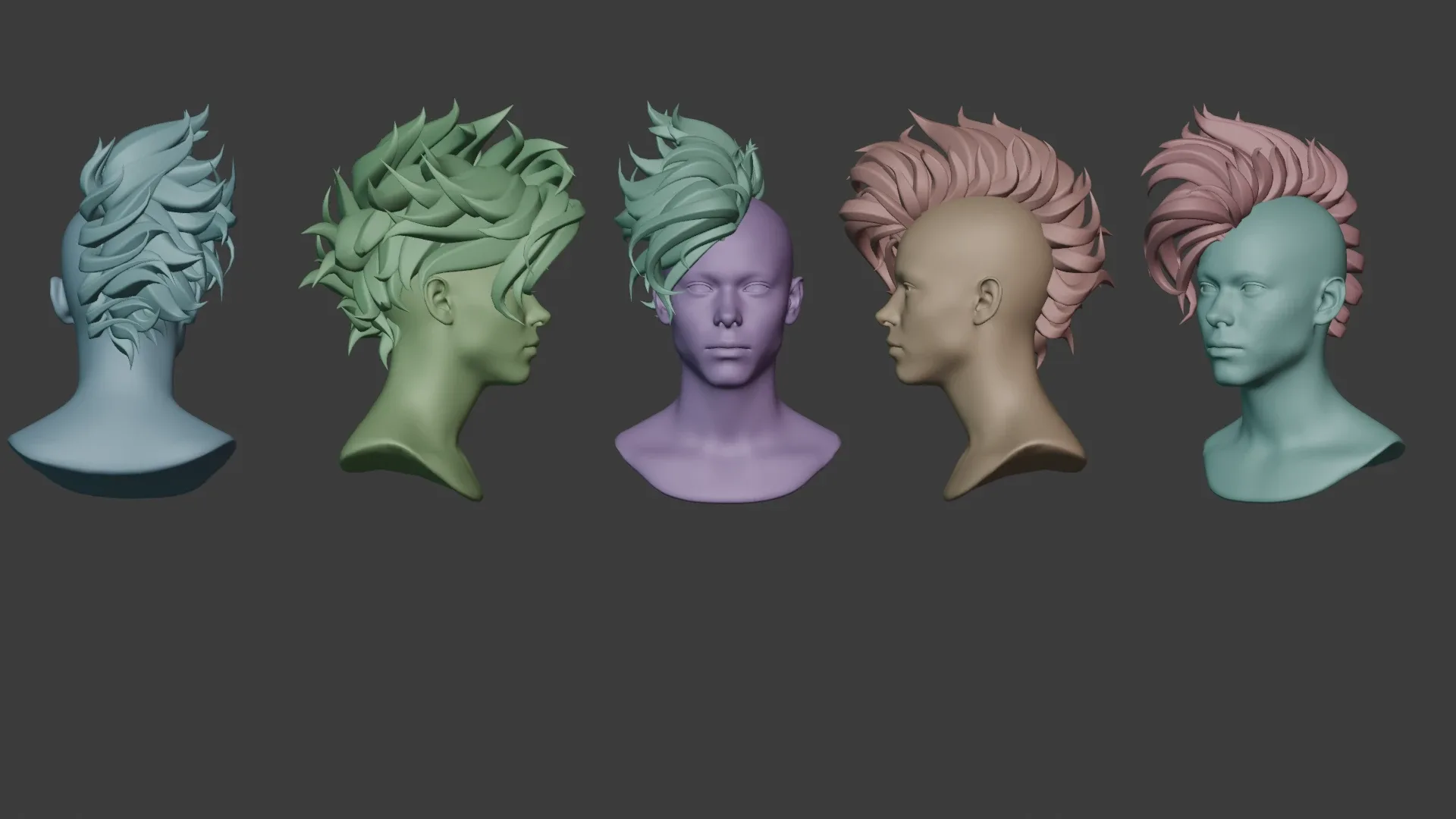 Male hair pack