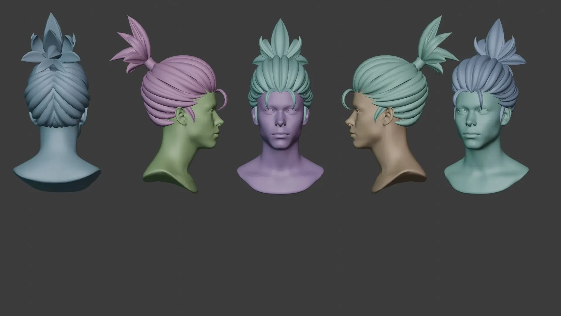 Male hair pack