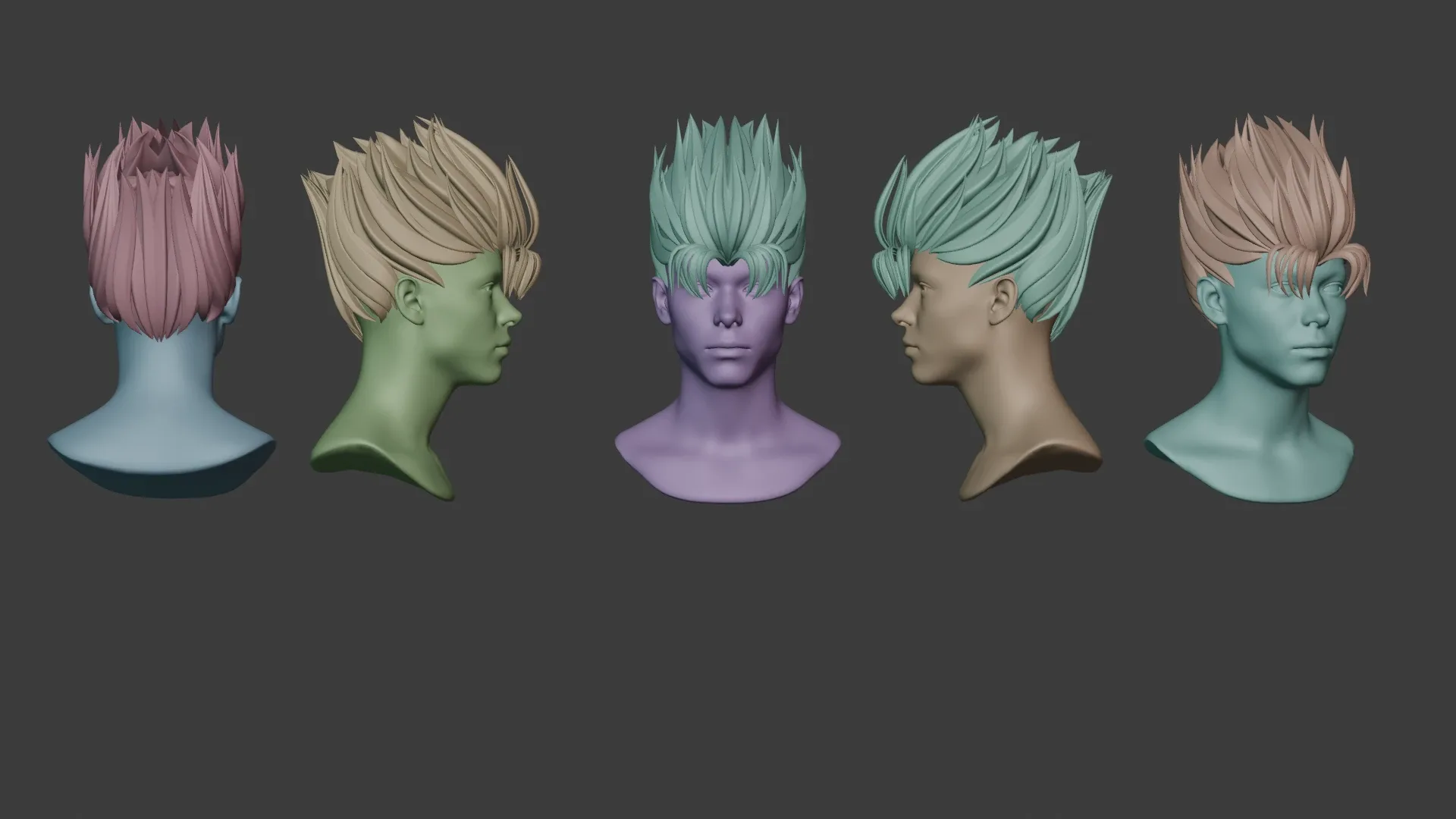 Male hair pack