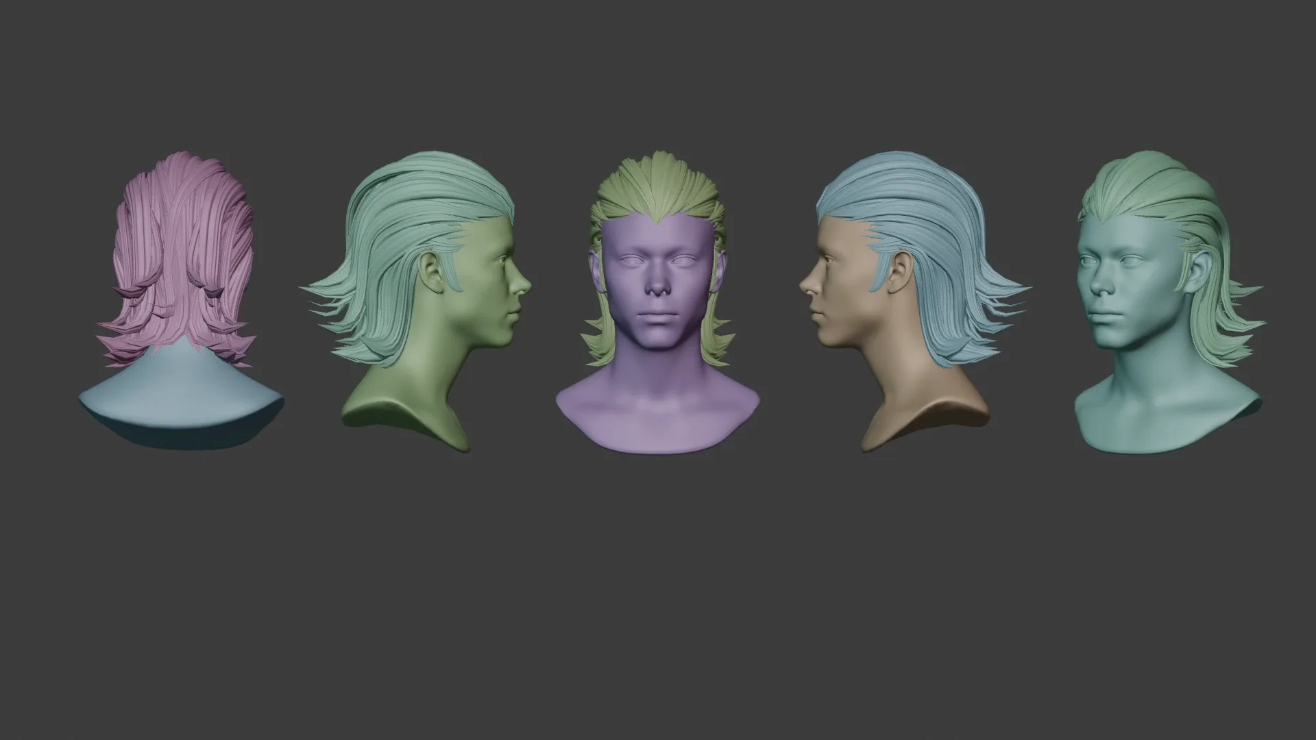 Male hair pack