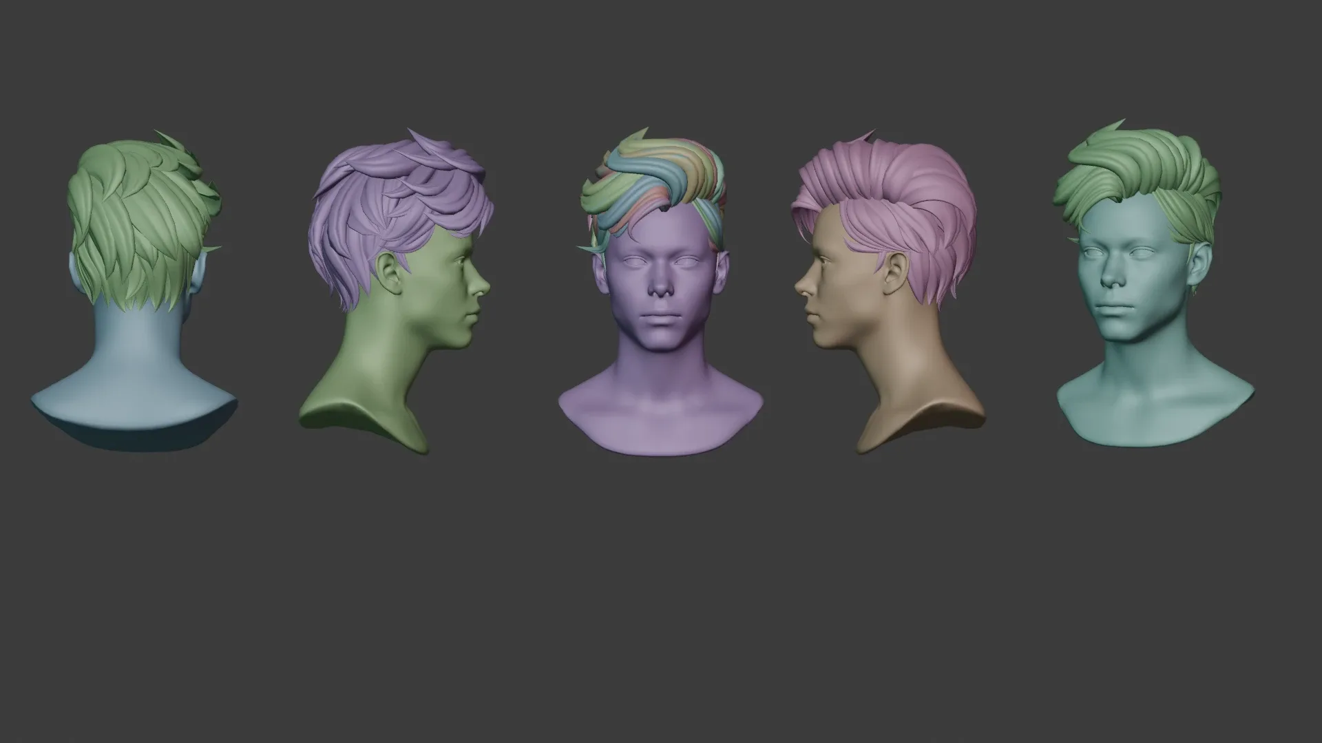 Male hair pack