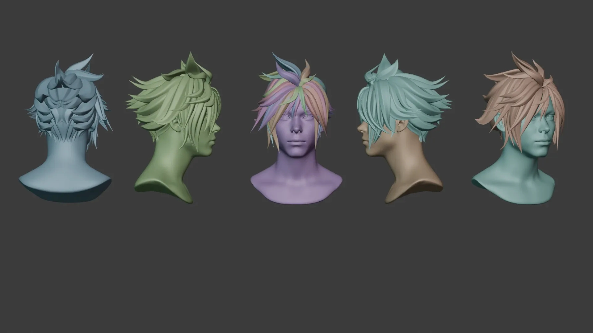 Male hair pack