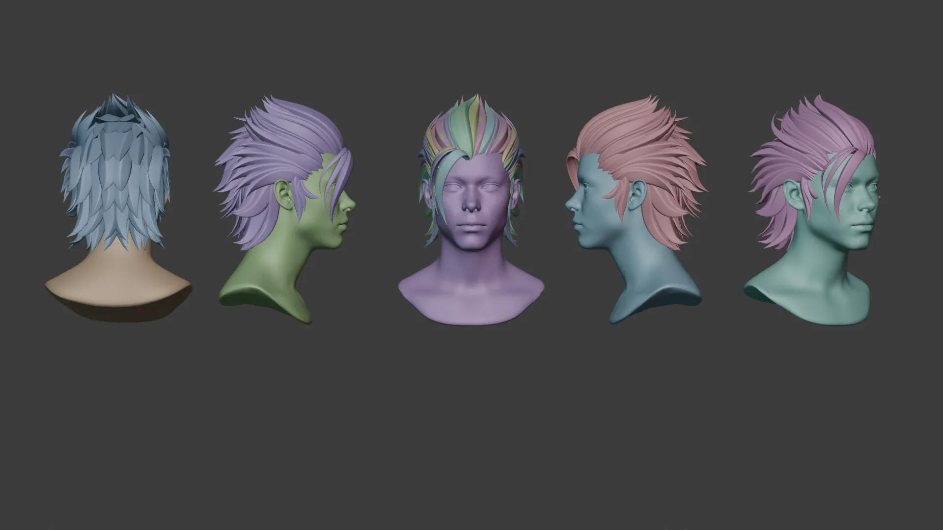 Male hair pack