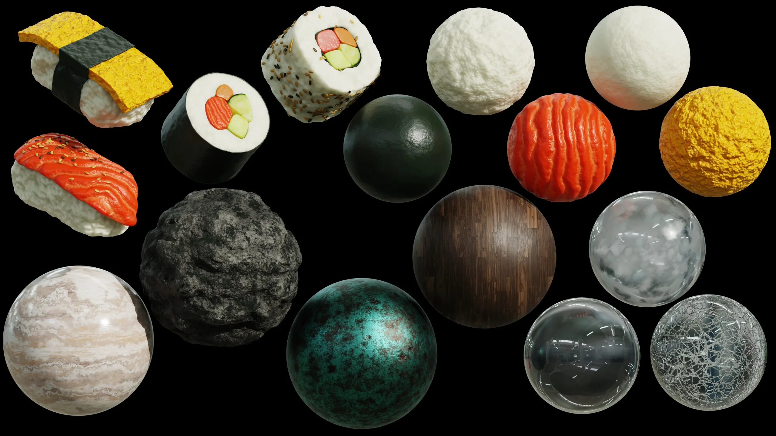 Blender Procedural Material Pack #19