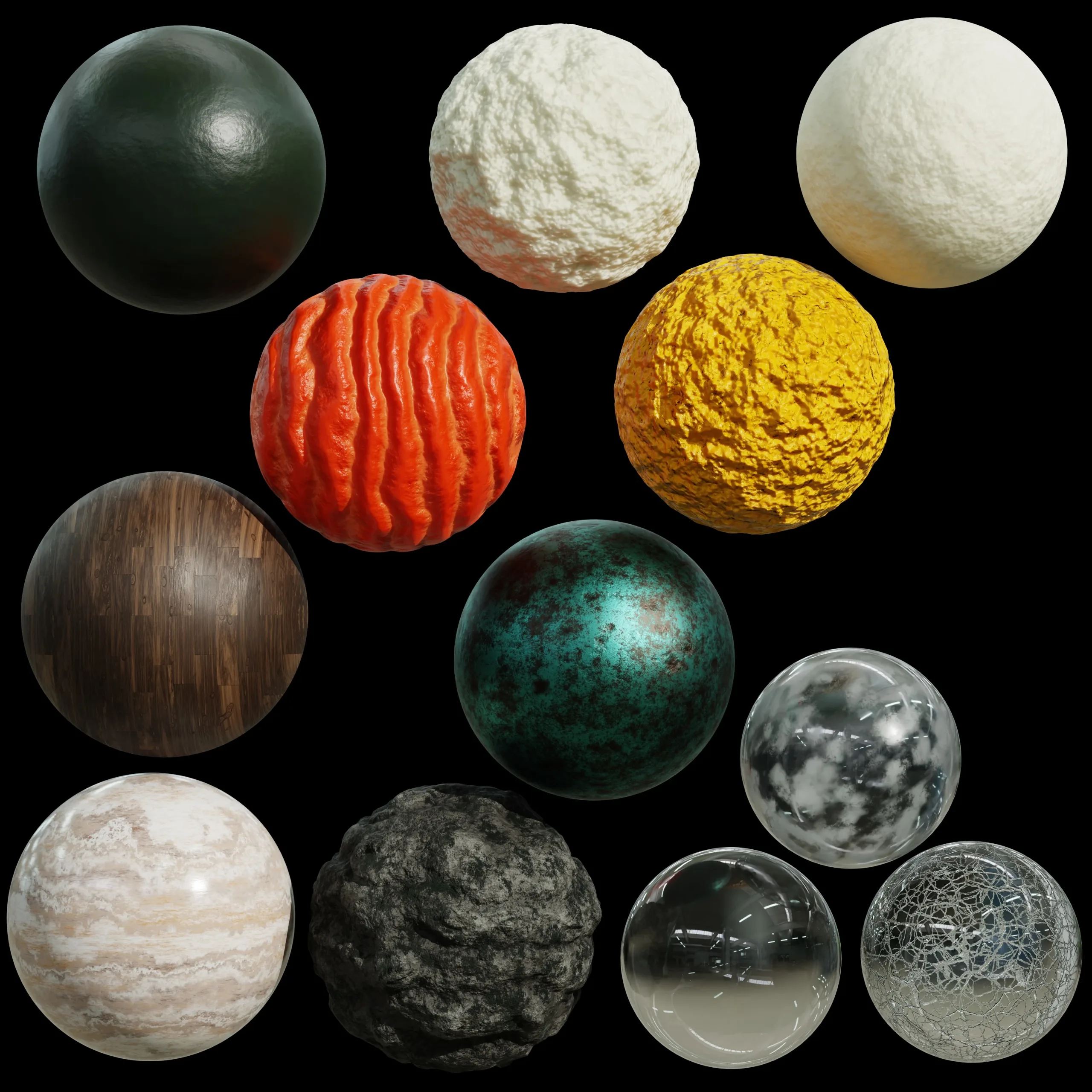 Blender Procedural Material Pack #19