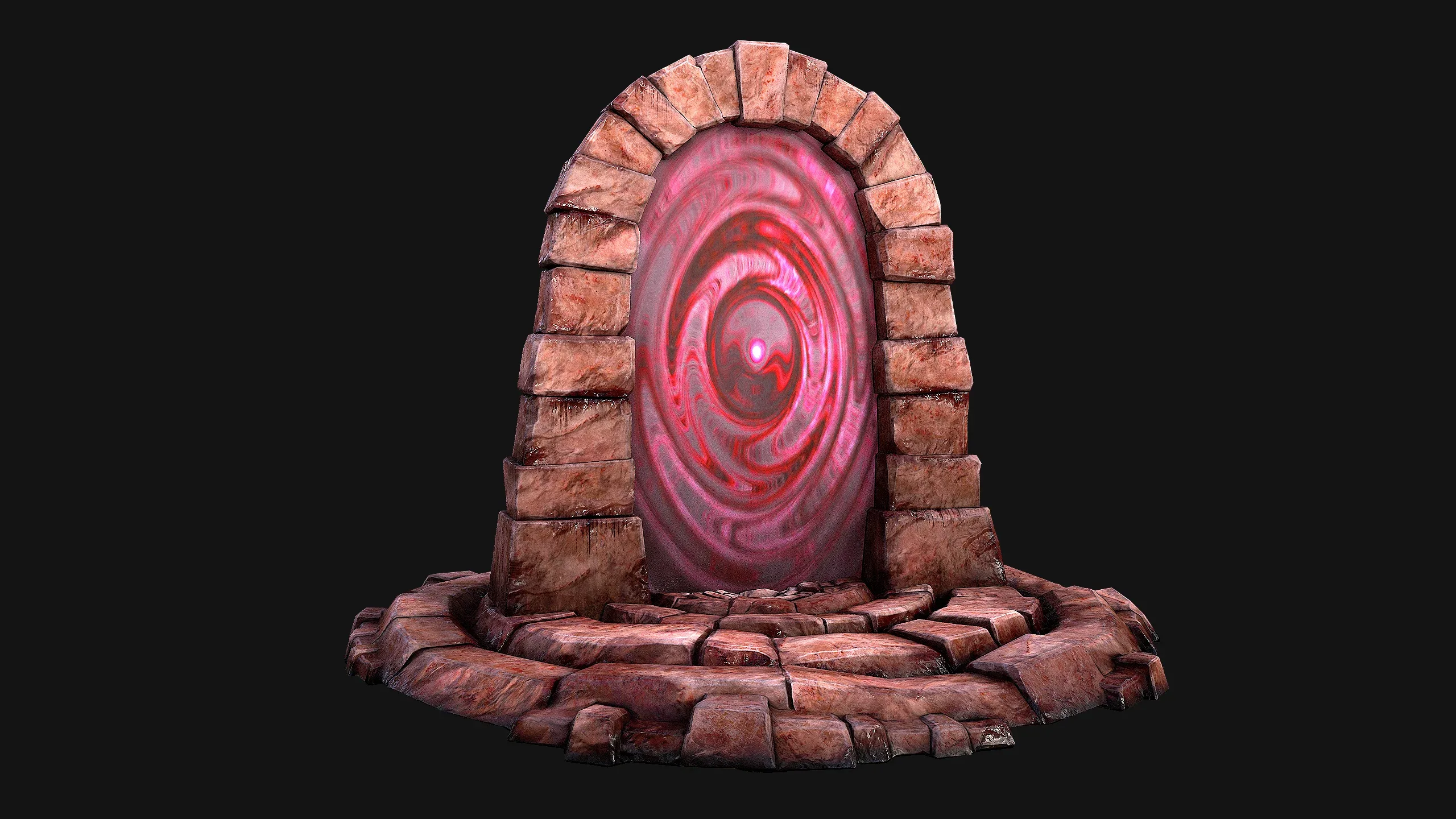 Portal Teleport to Hell Horrible Infernofor Unreal and Unity