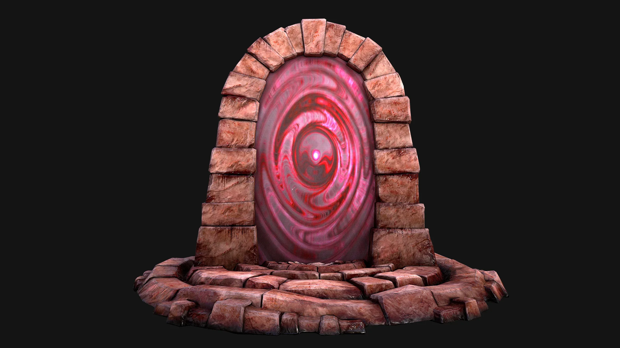 Portal Teleport to Hell Horrible Infernofor Unreal and Unity