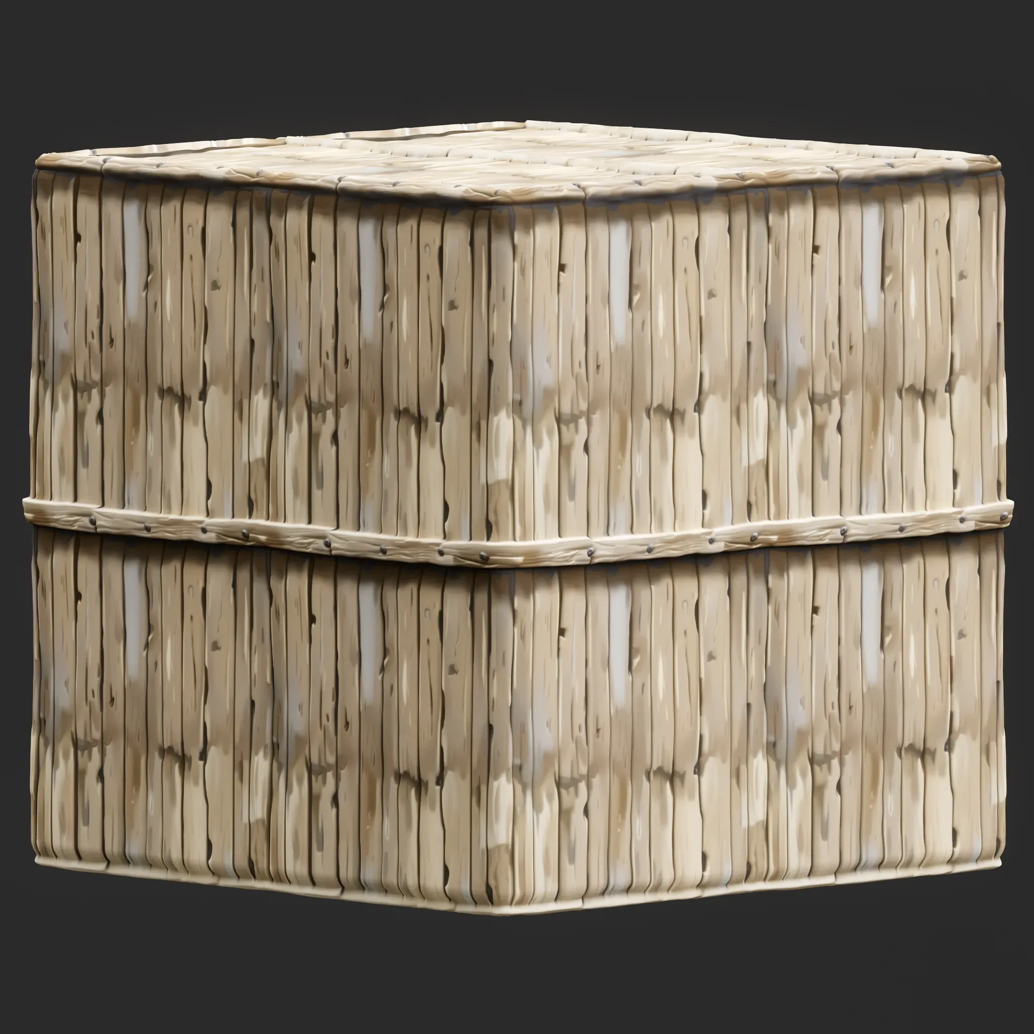 Stylized Wood Fence Seamless Texture