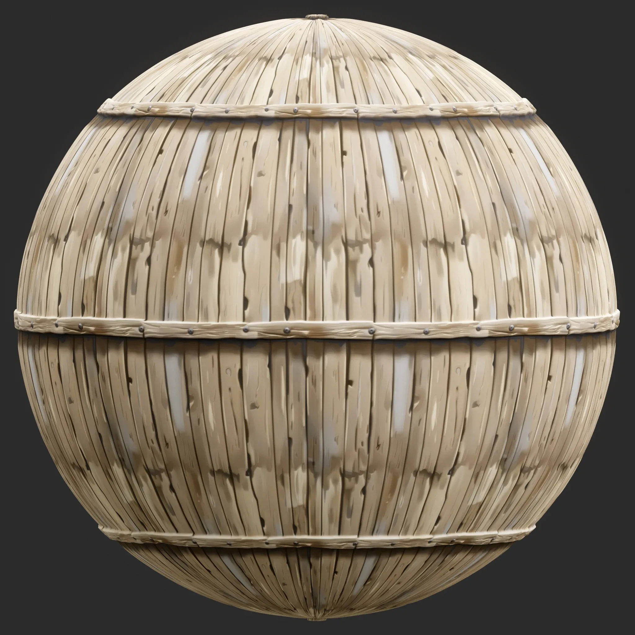 Stylized Wood Fence Seamless Texture