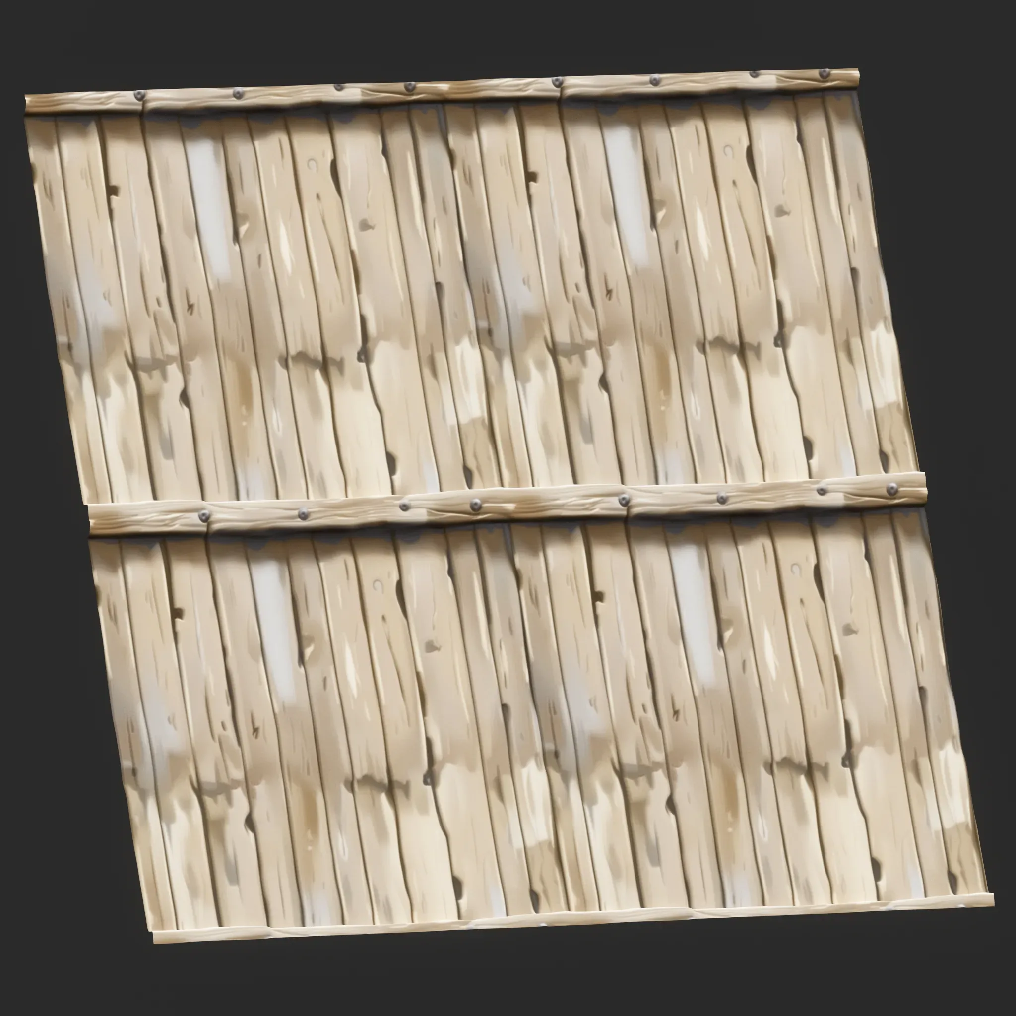 Stylized Wood Fence Seamless Texture