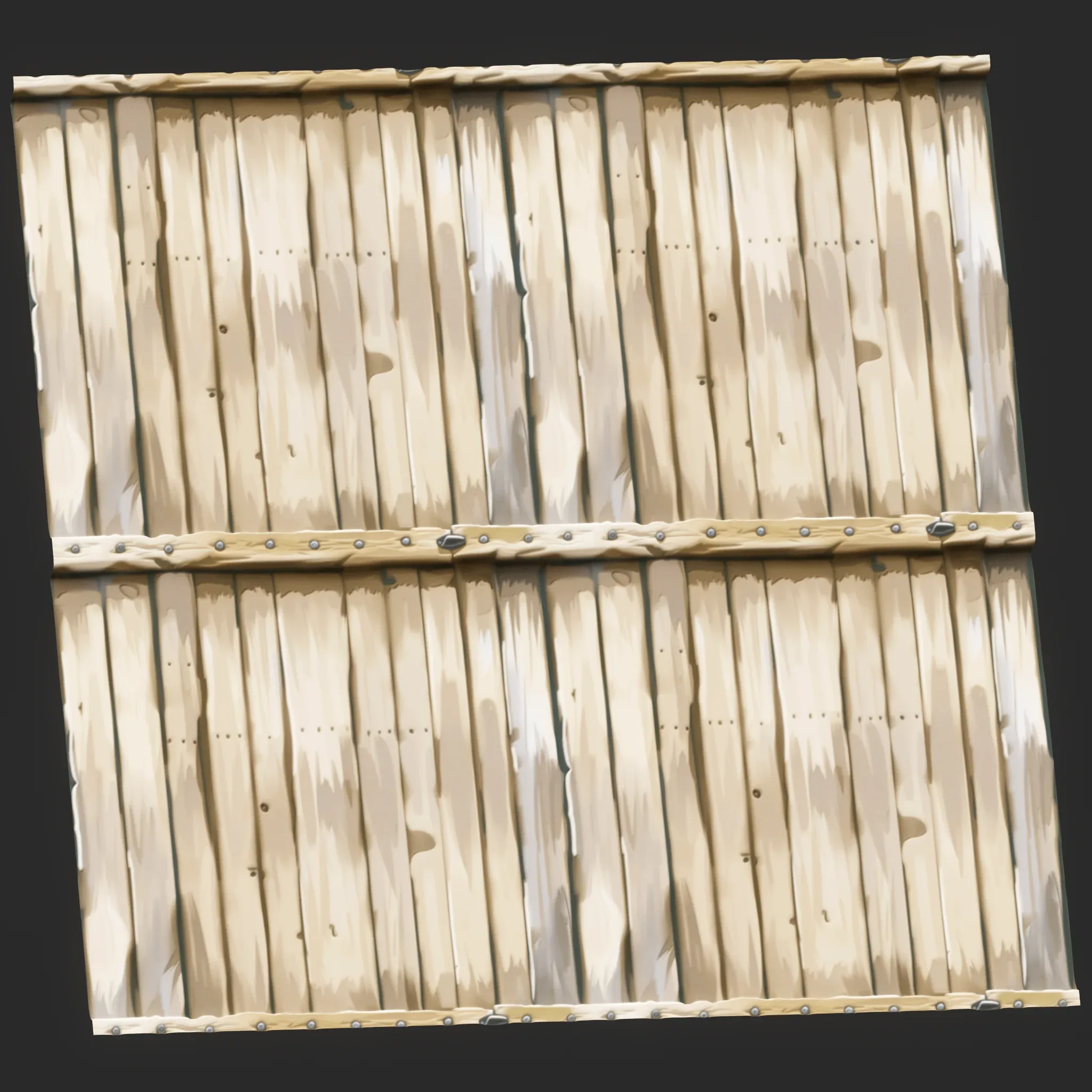 Stylized Wood Fence Seamless Texture