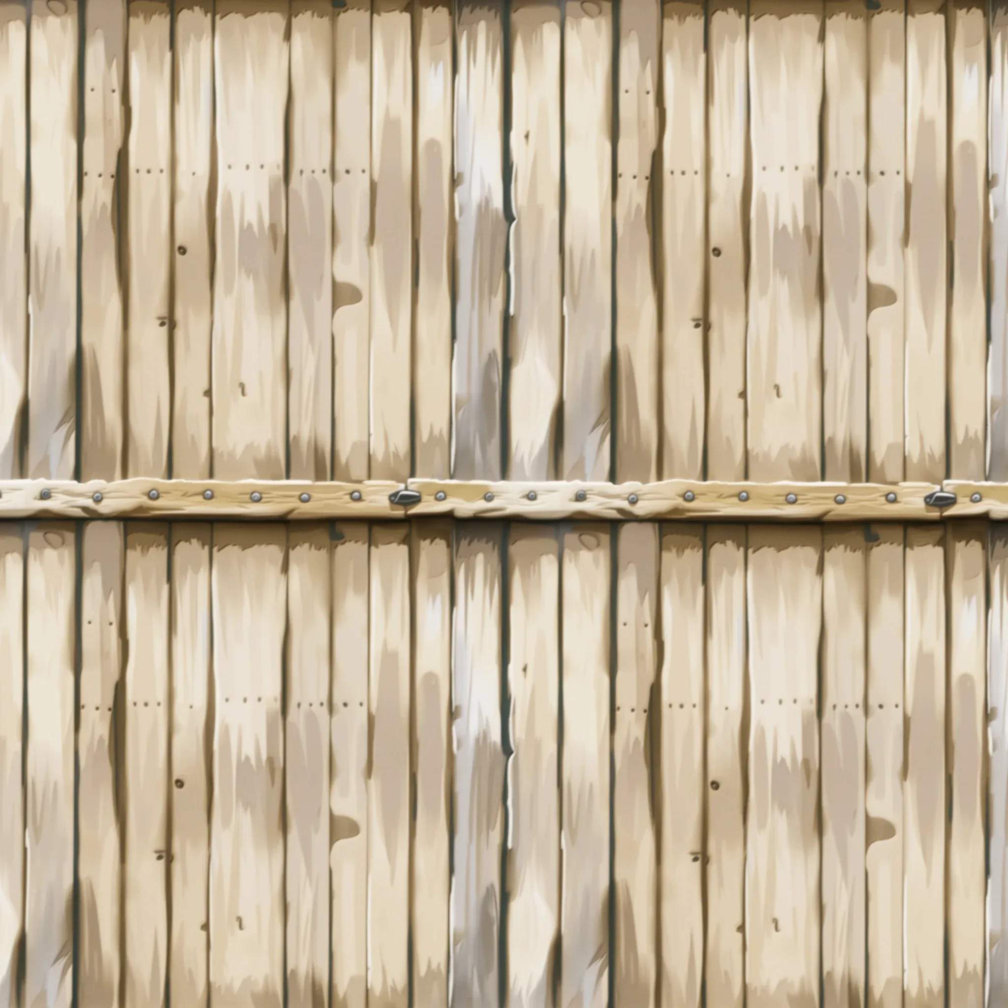 Stylized Wood Fence Seamless Texture