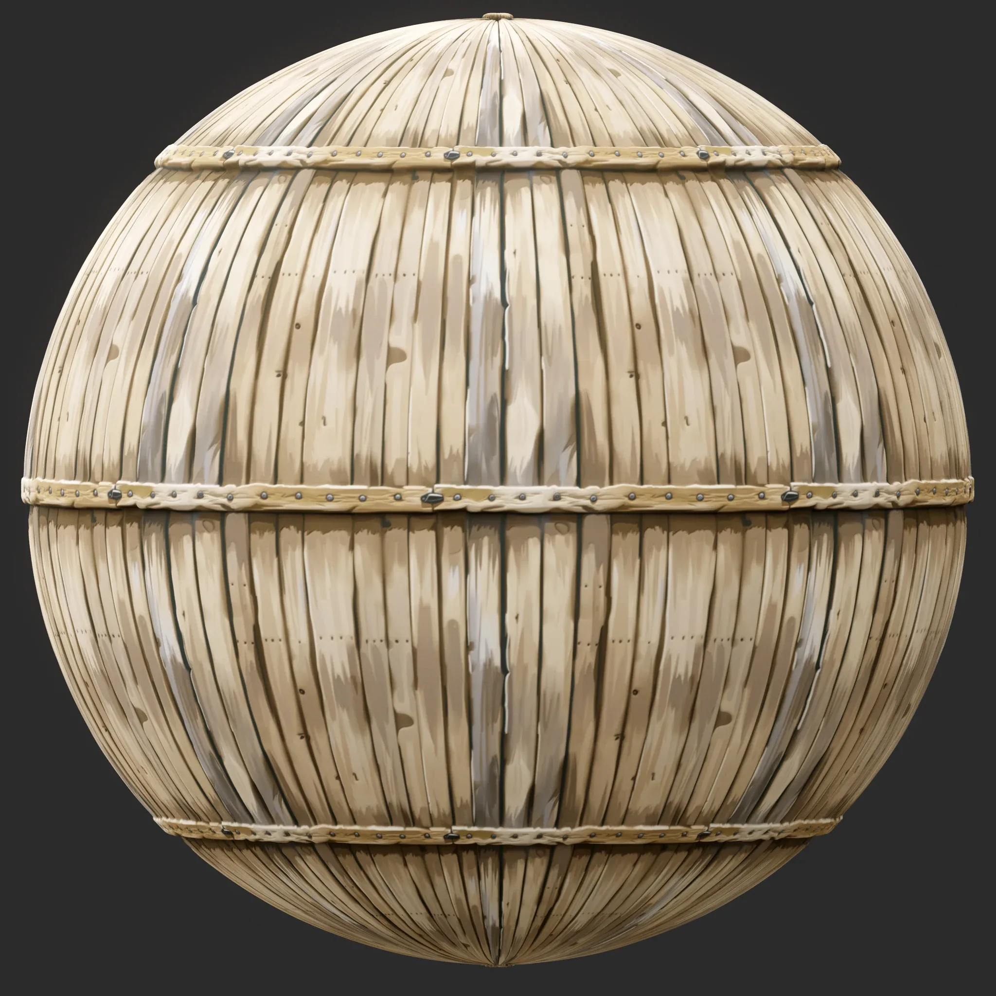 Stylized Wood Fence Seamless Texture