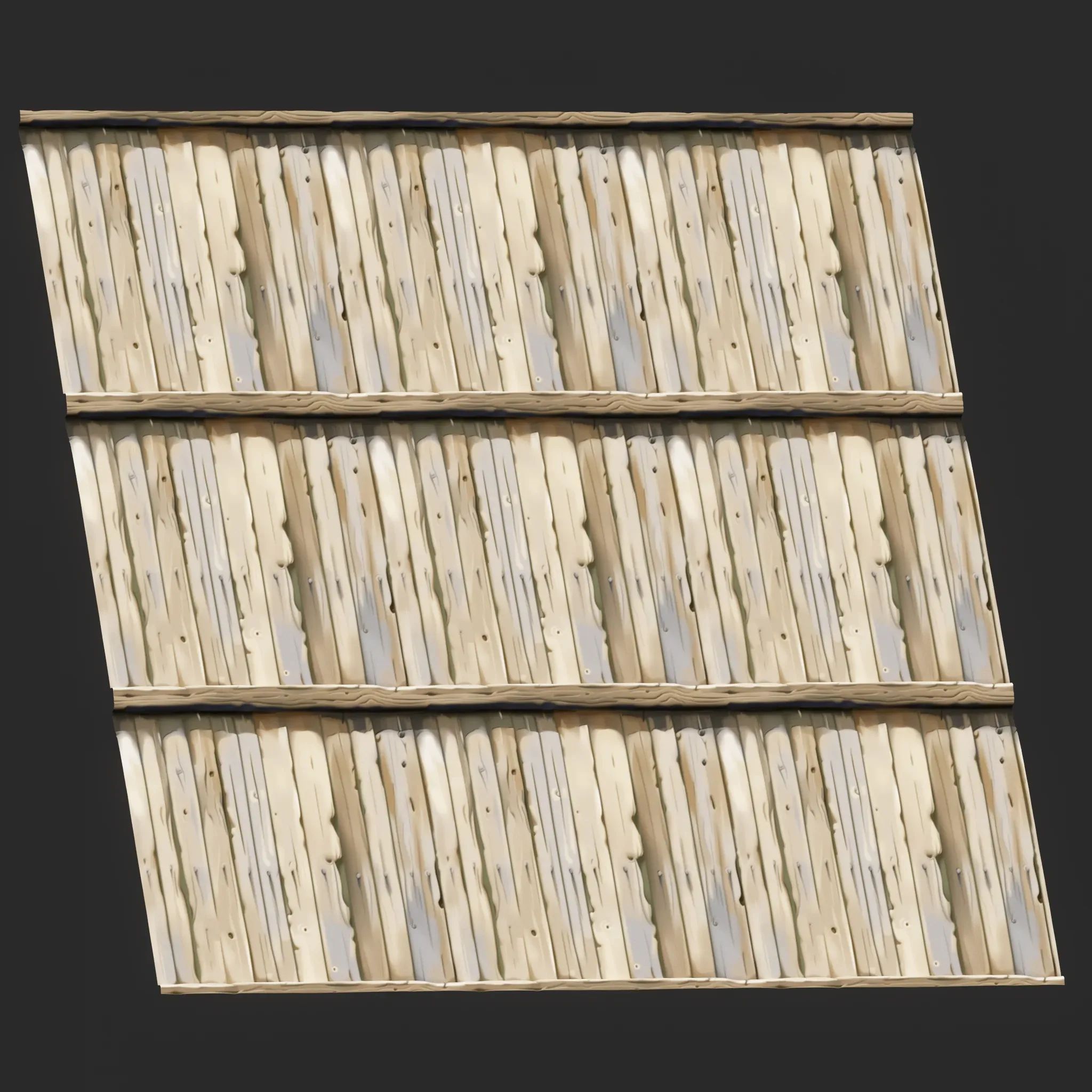 Stylized Wood Fence Seamless Texture