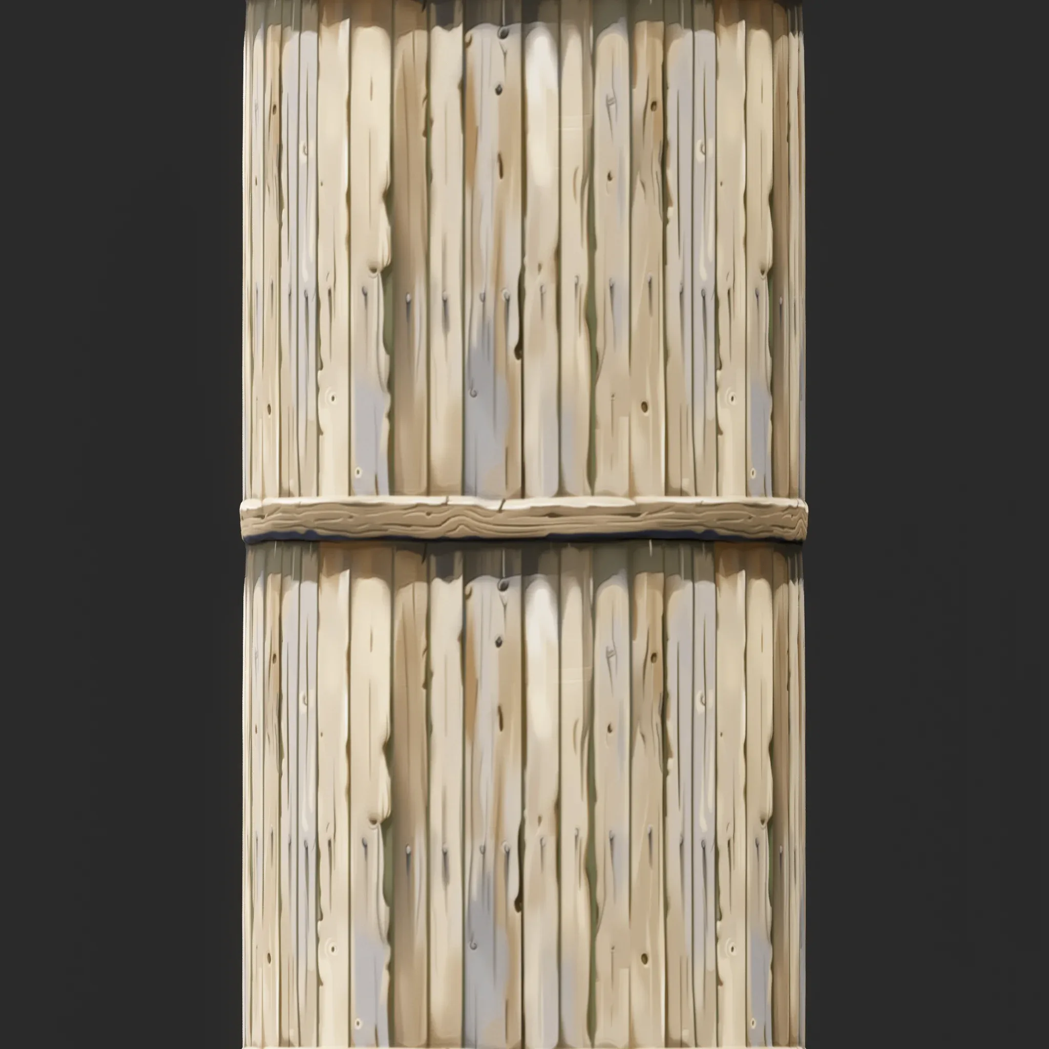 Stylized Wood Fence Seamless Texture