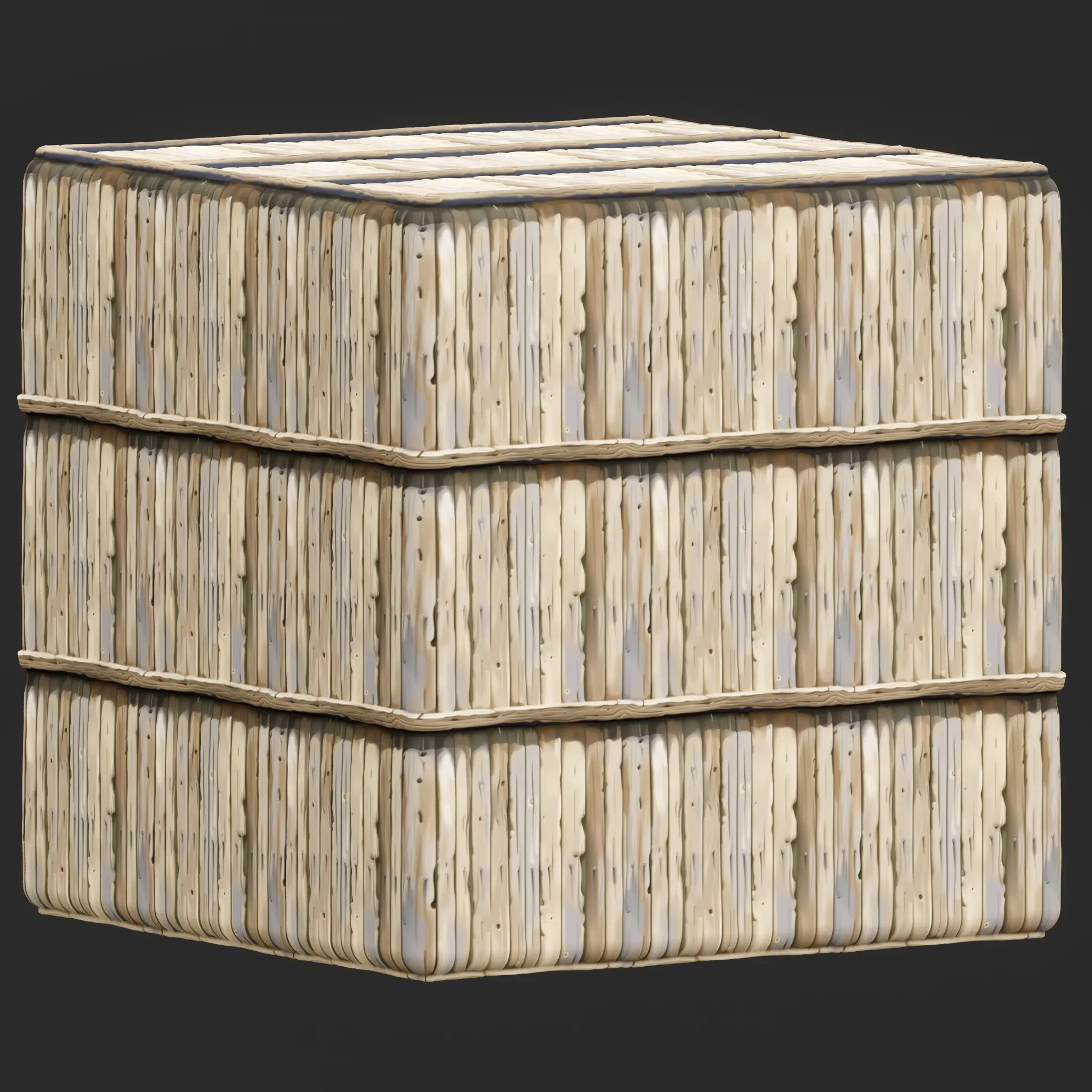 Stylized Wood Fence Seamless Texture