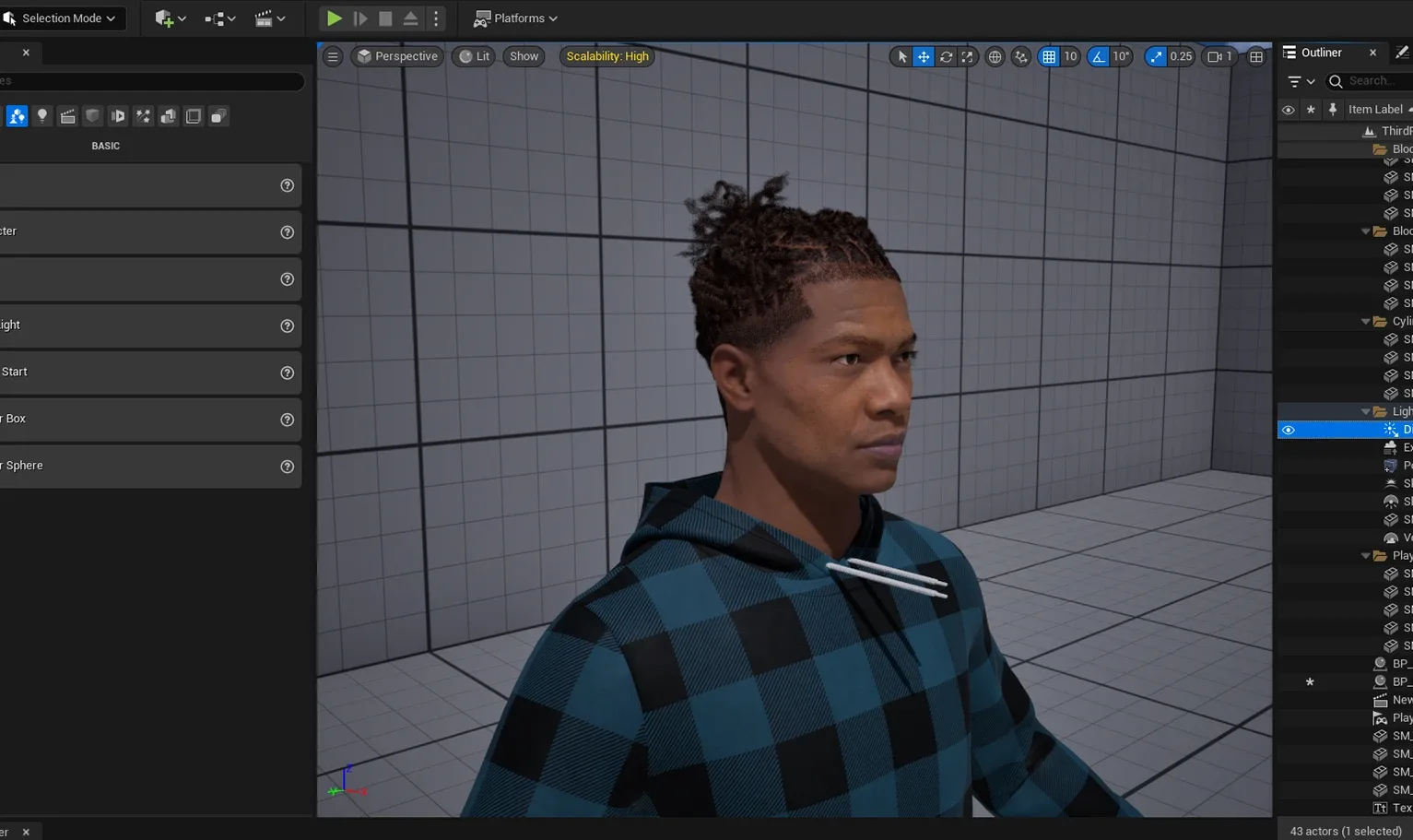 PixelHair Hairstyle - Lil Baby Dreads 015 (Hair for blender/ unreal engine / metahuman) Afro hair | Kinky hair | 4c Hair | African / African American Hair