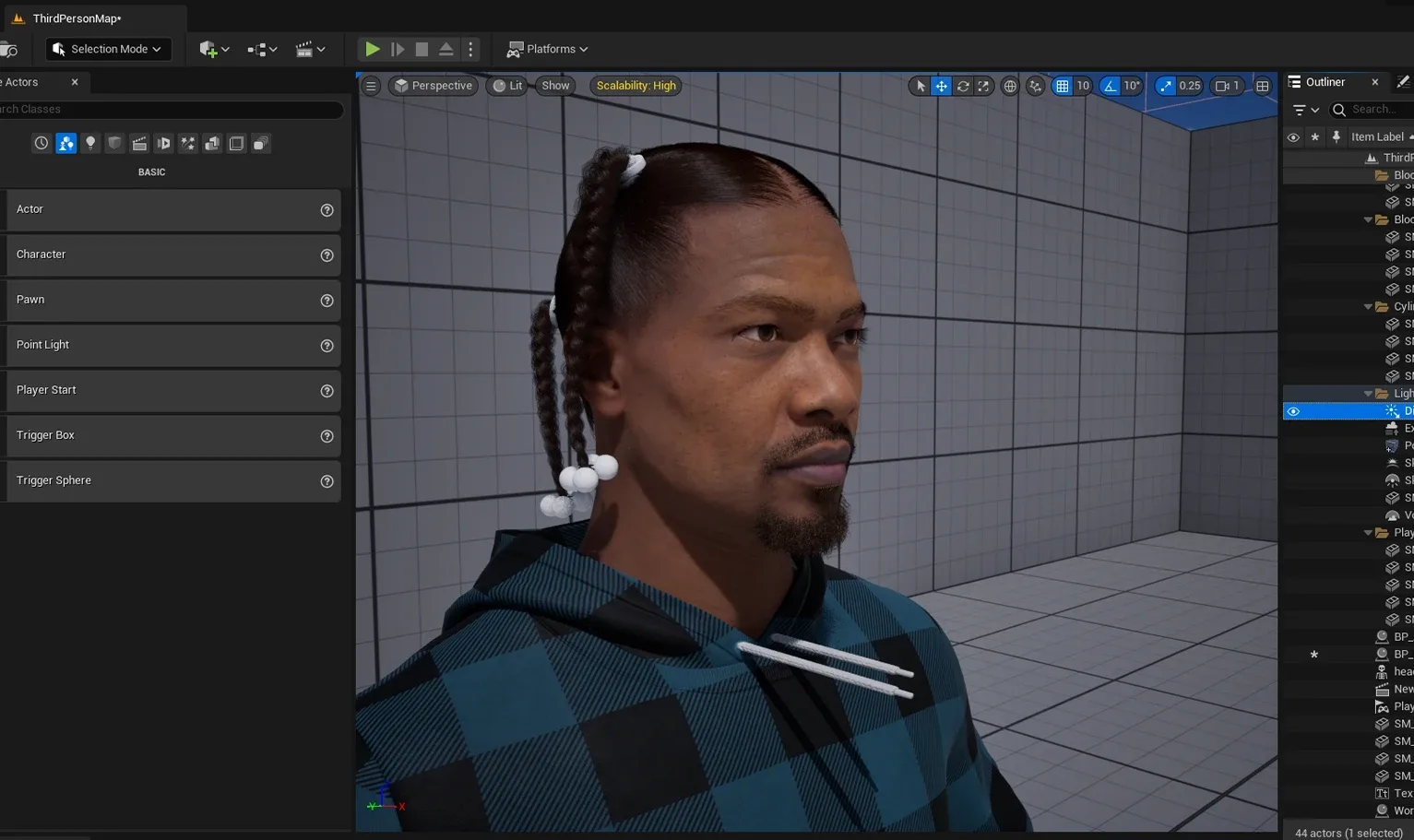 PixelHair Hairstyle - Snoop Dogg Braids 013 (Hair for blender/ unreal engine / metahuman) Afro hair | Kinky hair | 4c Hair | African / African American Hair