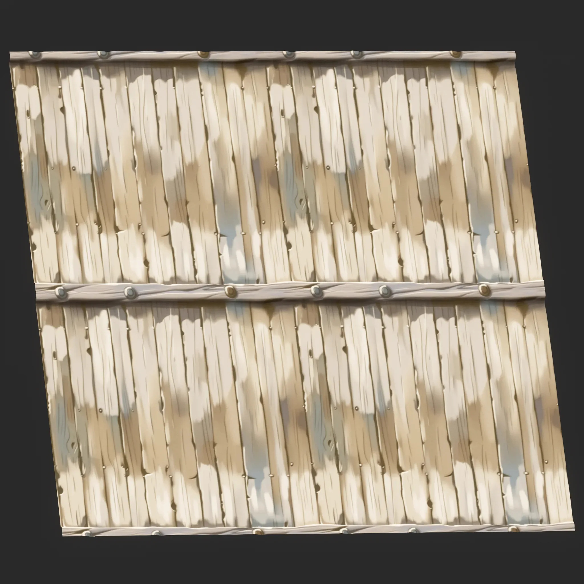 Stylized Wood Fence Seamless Texture