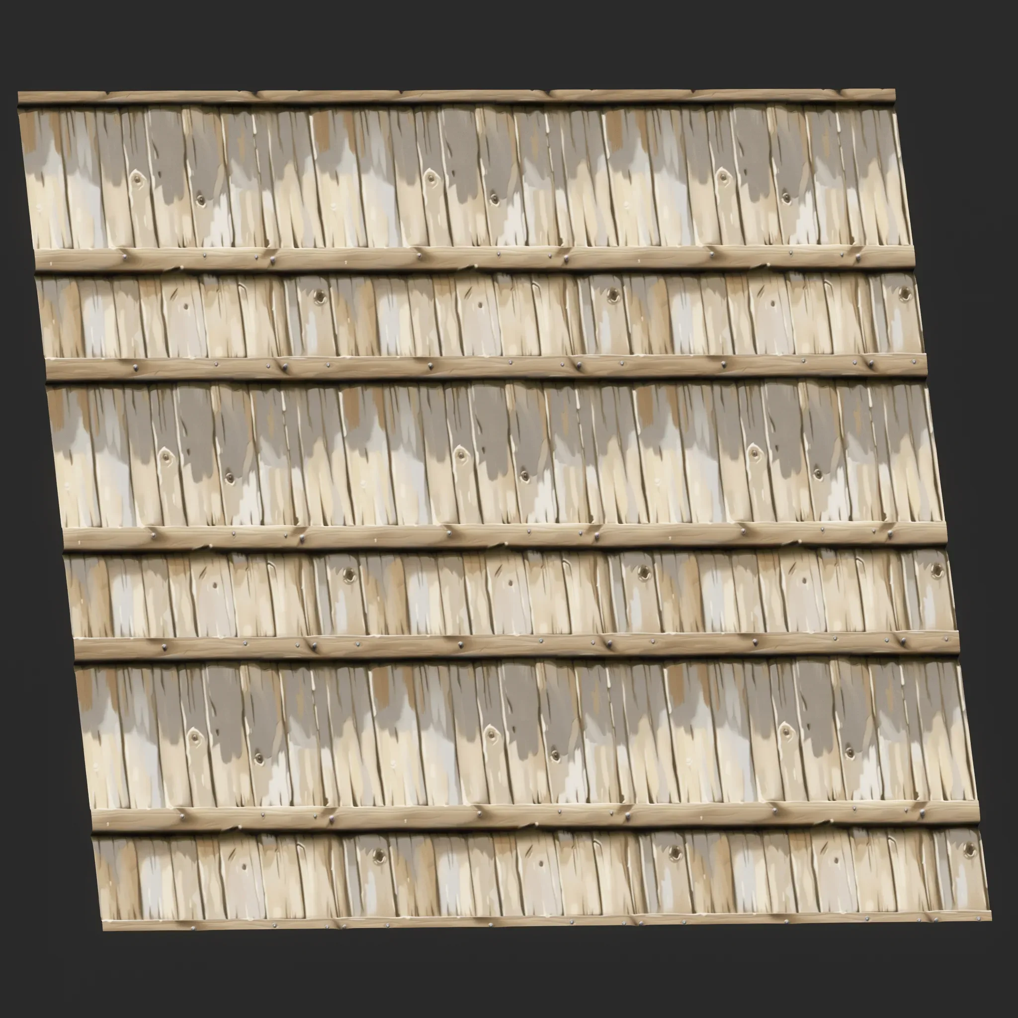 Stylized Wood Fence Seamless Texture