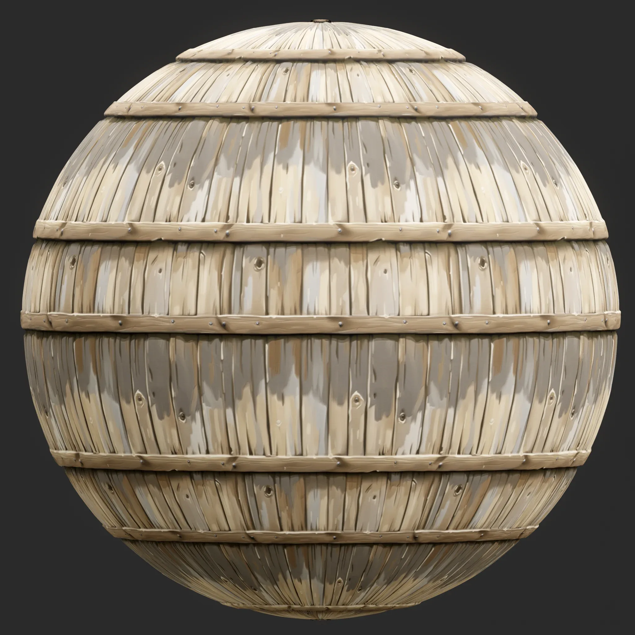 Stylized Wood Fence Seamless Texture