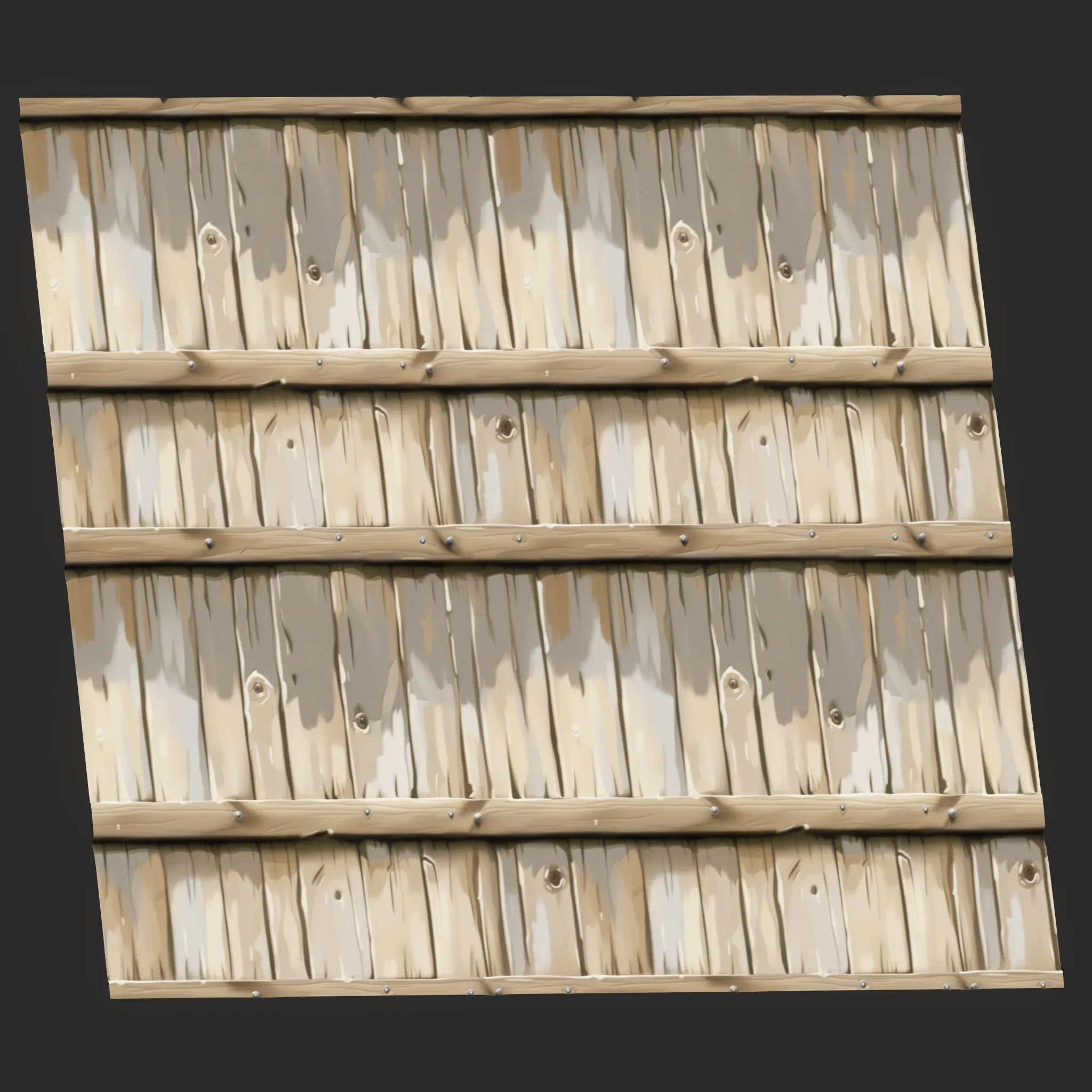 Stylized Wood Fence Seamless Texture