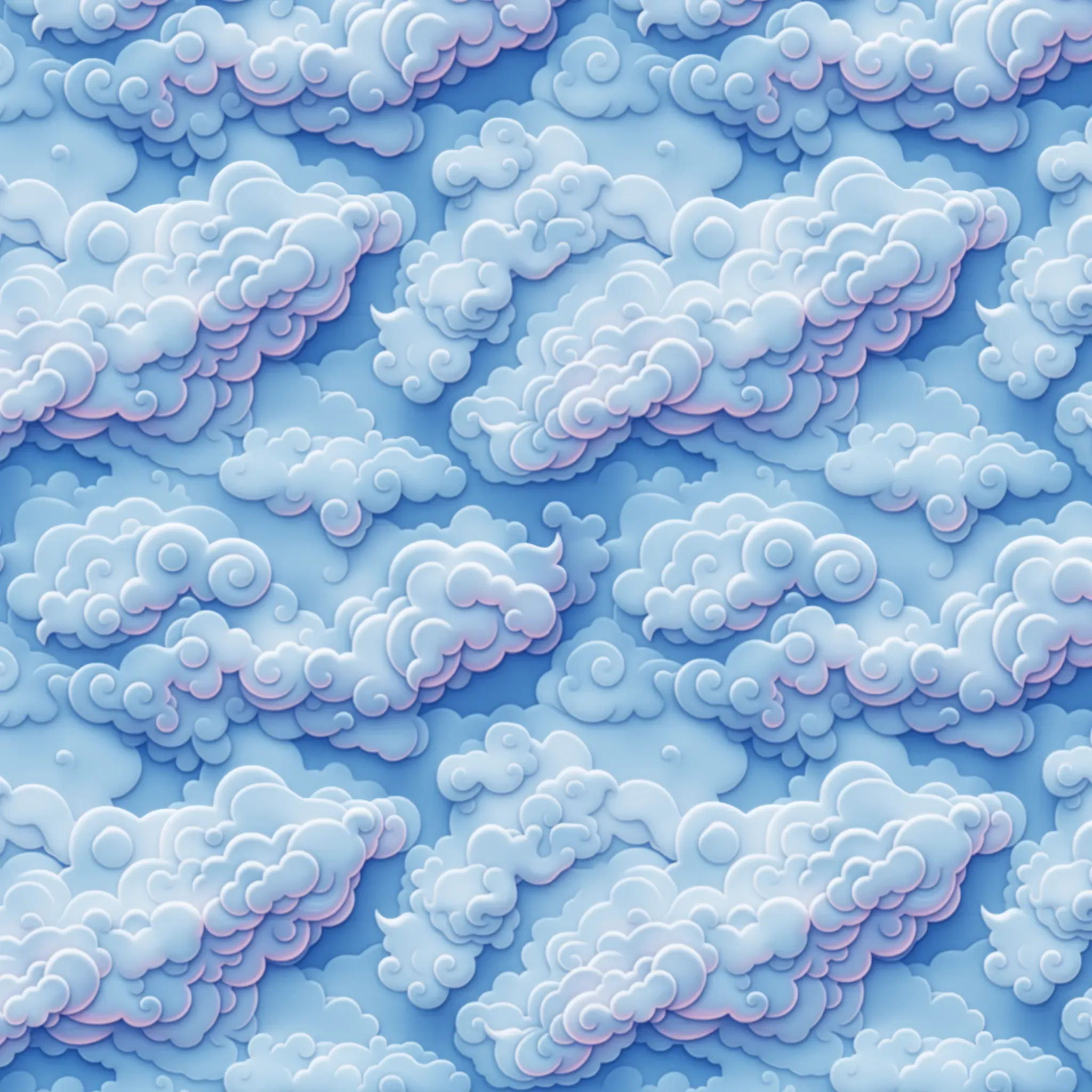 Stylized Clouds Seamless Texture