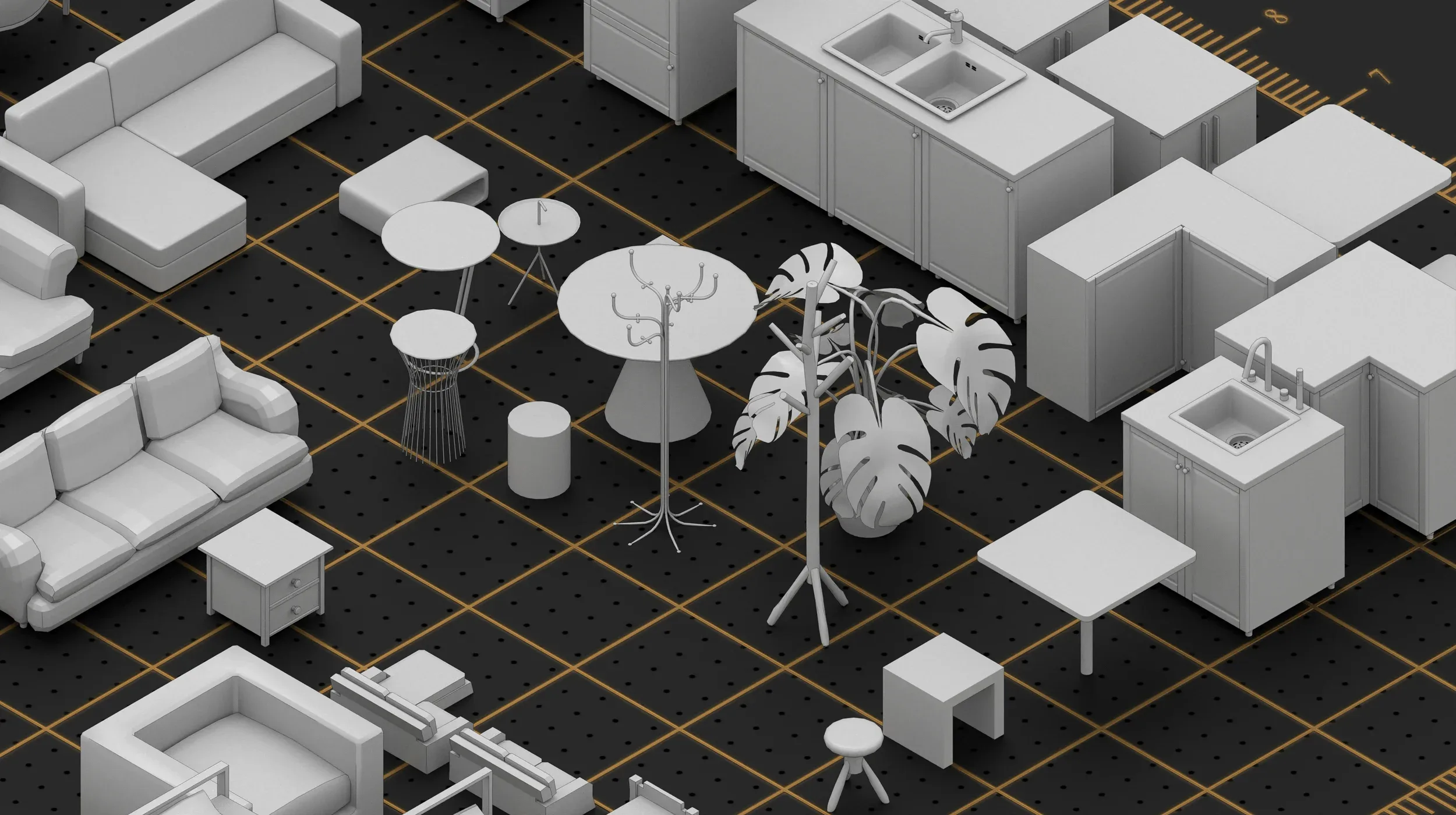 165 Basemesh Furniture Collection