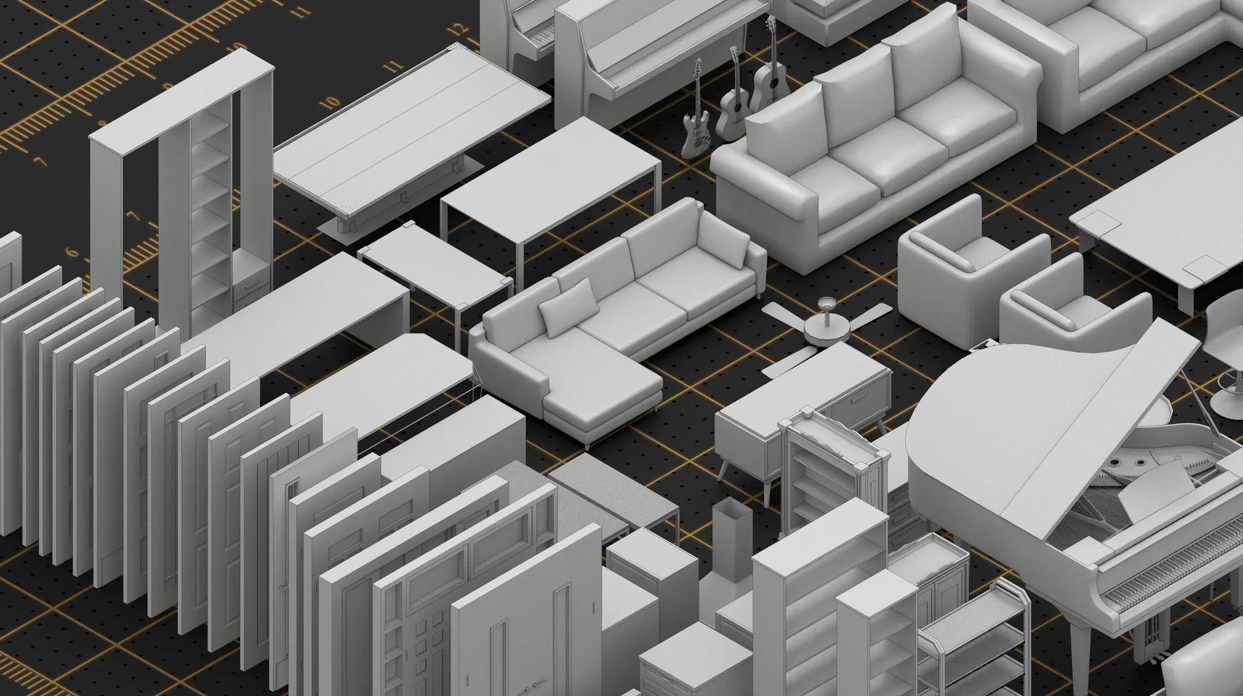 165 Basemesh Furniture Collection