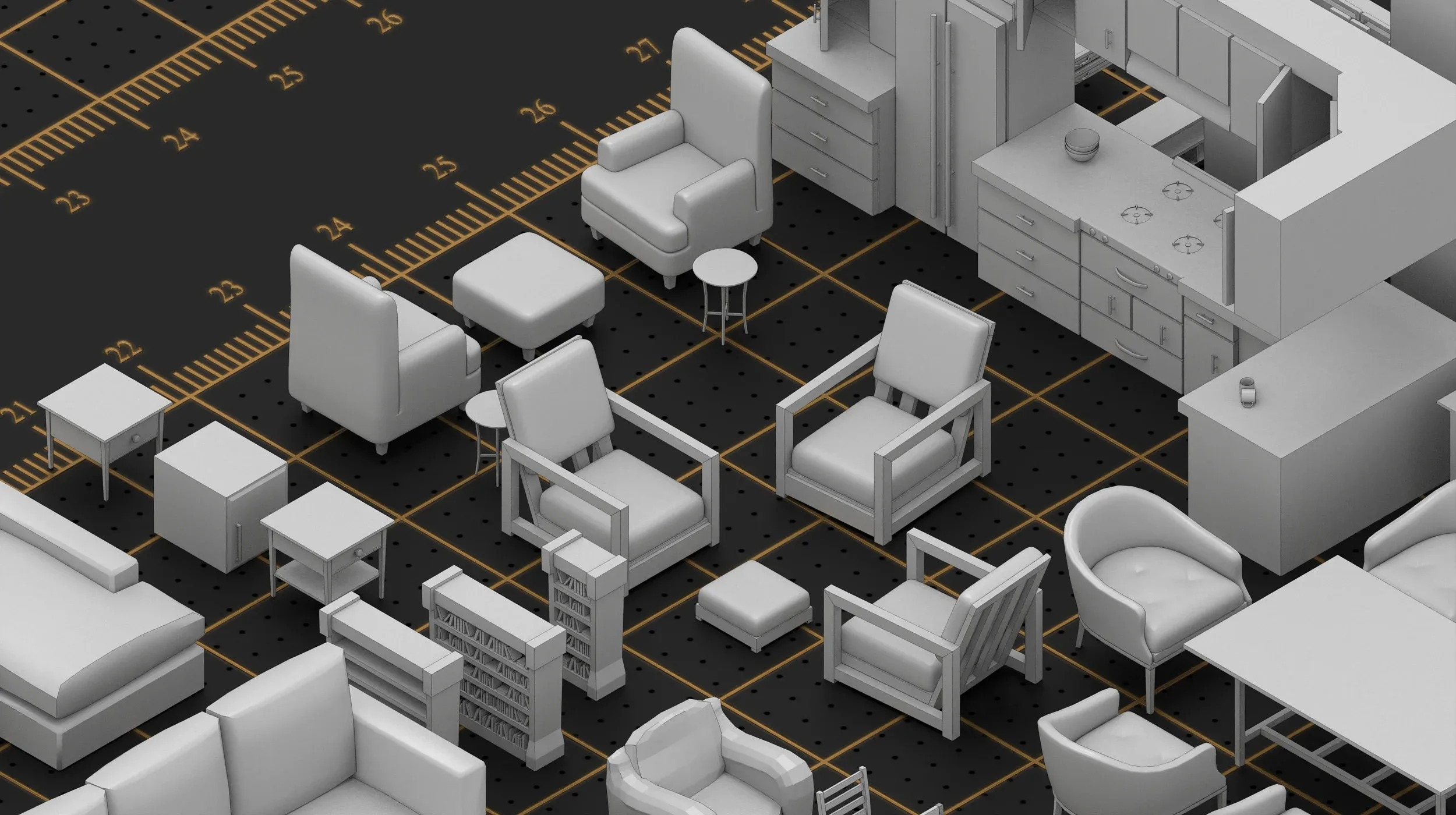 165 Basemesh Furniture Collection