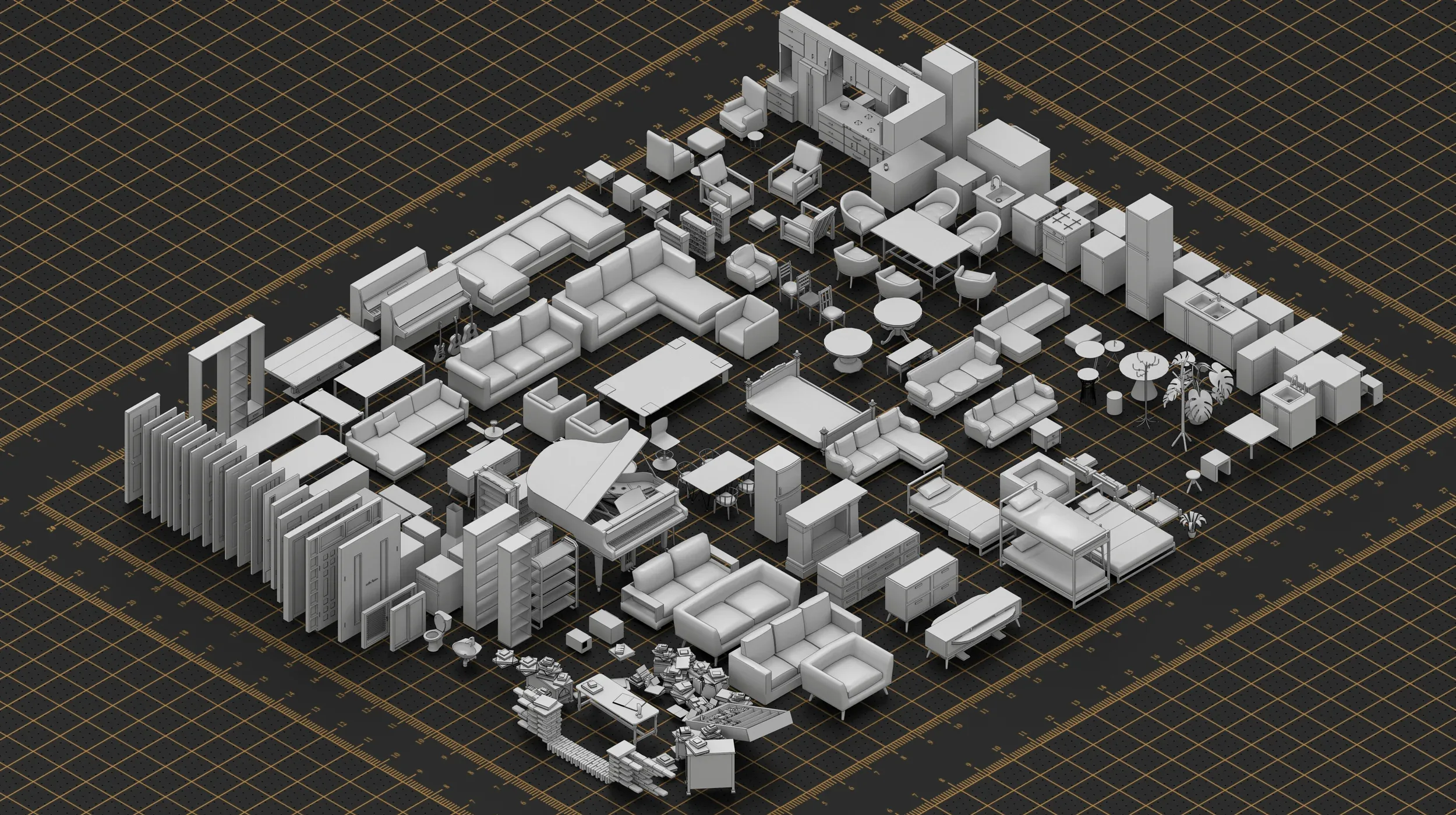 165 Basemesh Furniture Collection