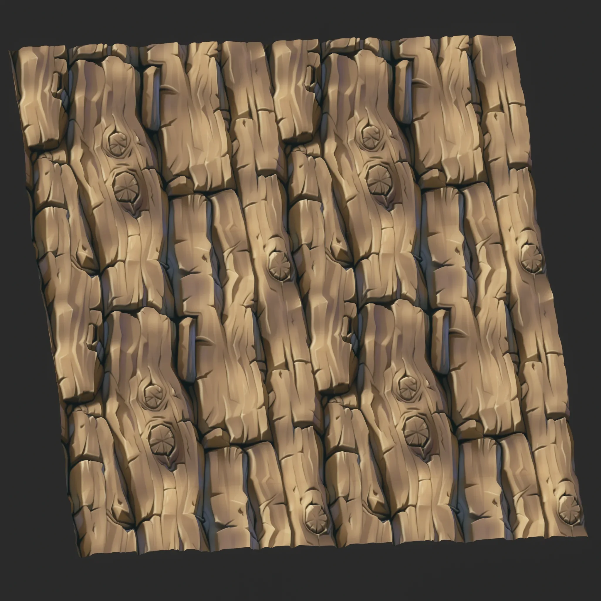 Stylized Bark Seamless Texture