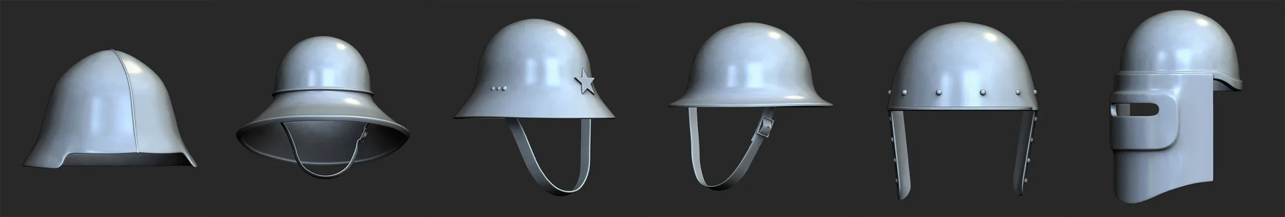 17 Army Helmet Base Mesh