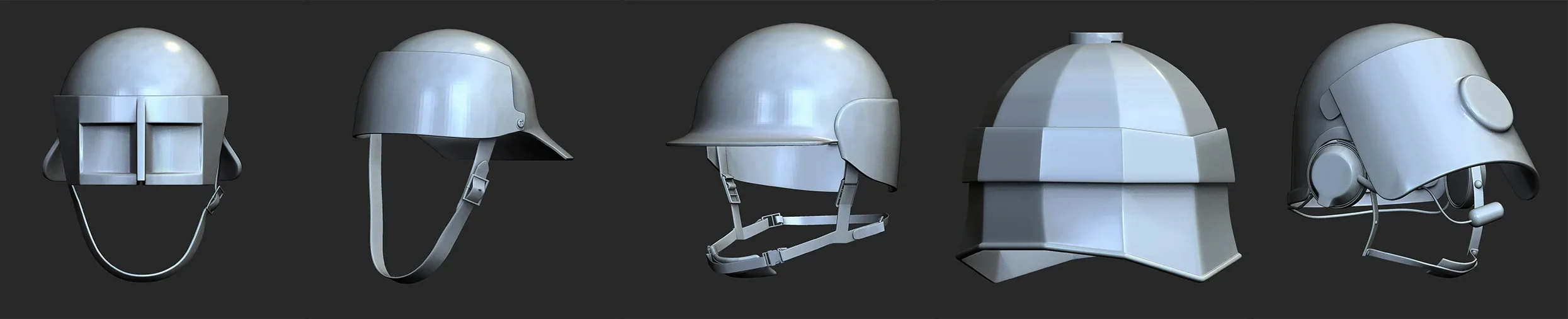 17 Army Helmet Base Mesh