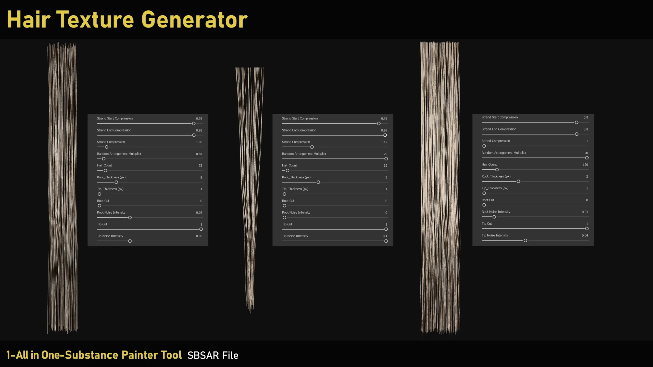 Hair Texture Generator-SBSAR