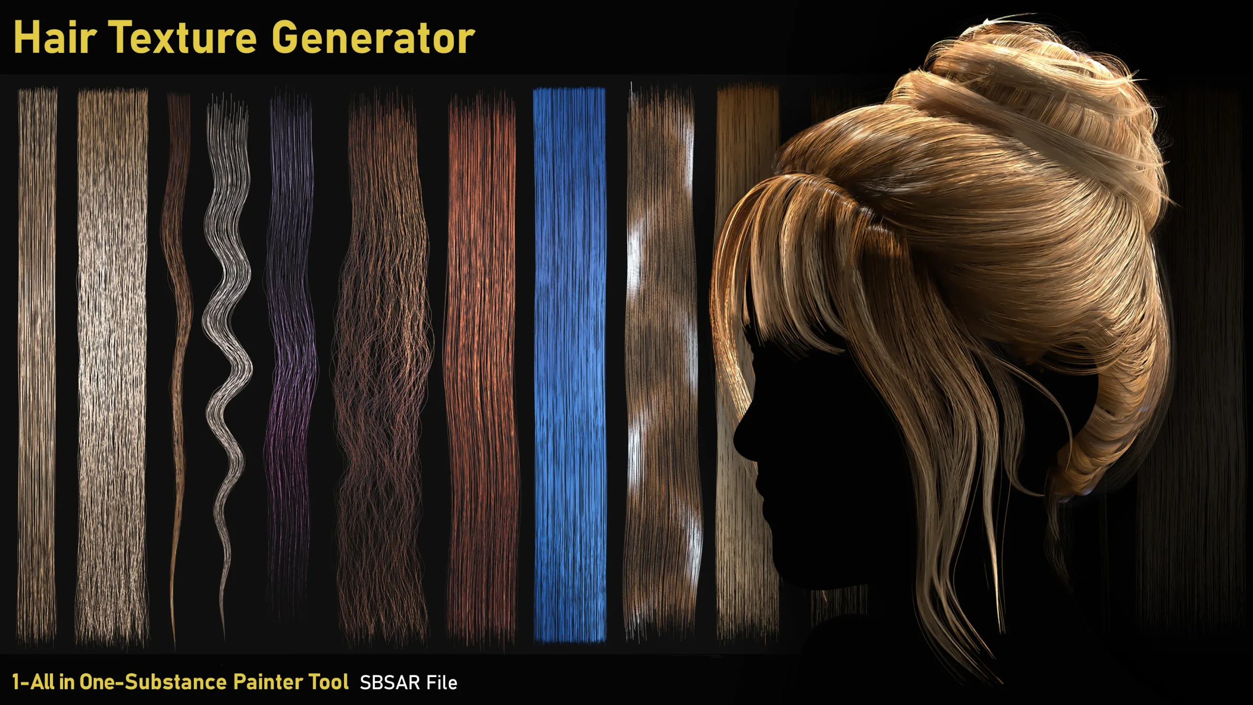 Hair Texture Generator-SBSAR