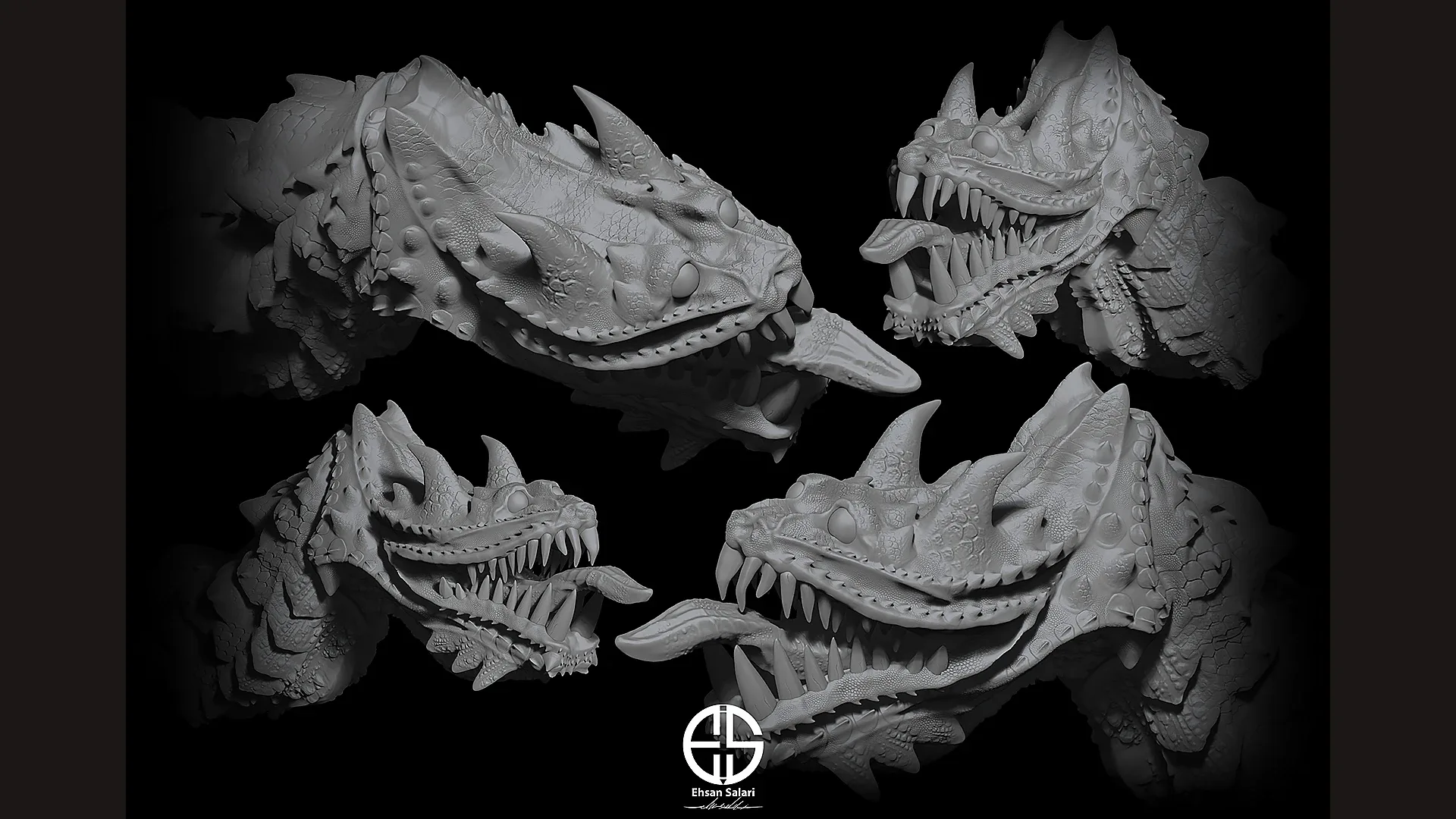 Dragons for 3D Printing-Dragon-3D Print-Character for 3D Printing