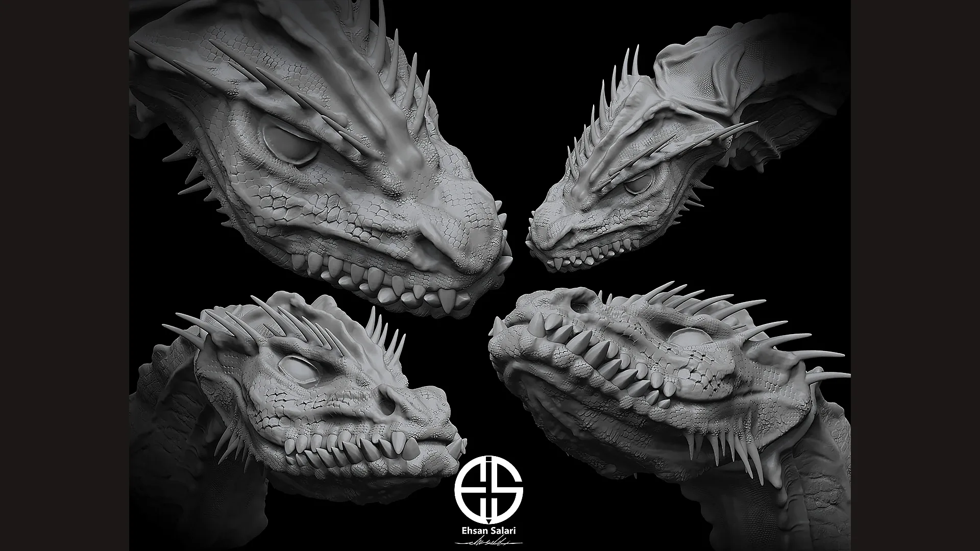 Dragons for 3D Printing-Dragon-3D Print-Character for 3D Printing