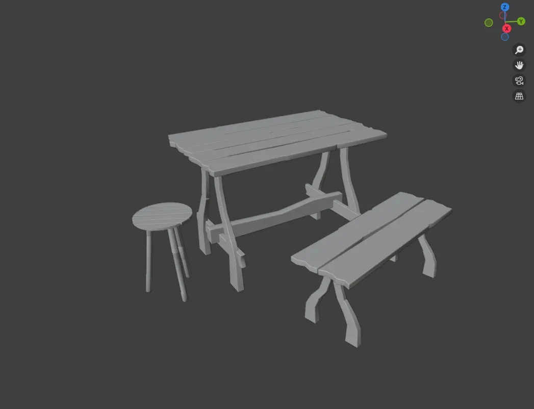 Old Table Set