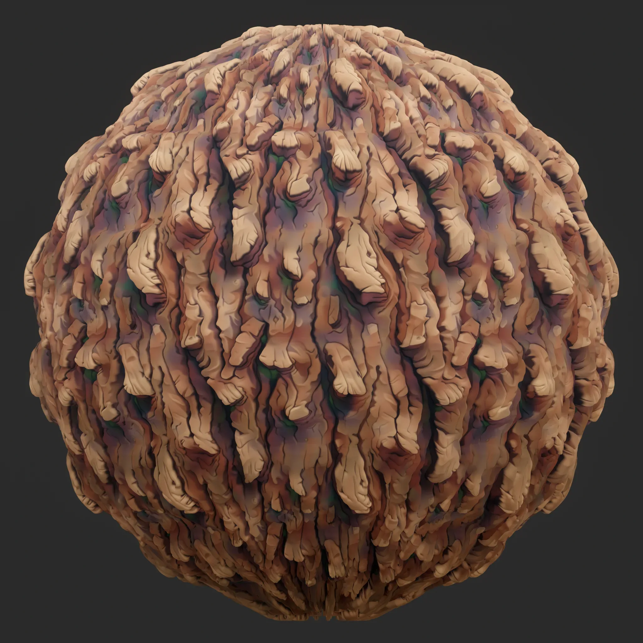 Stylized Bark Seamless Texture