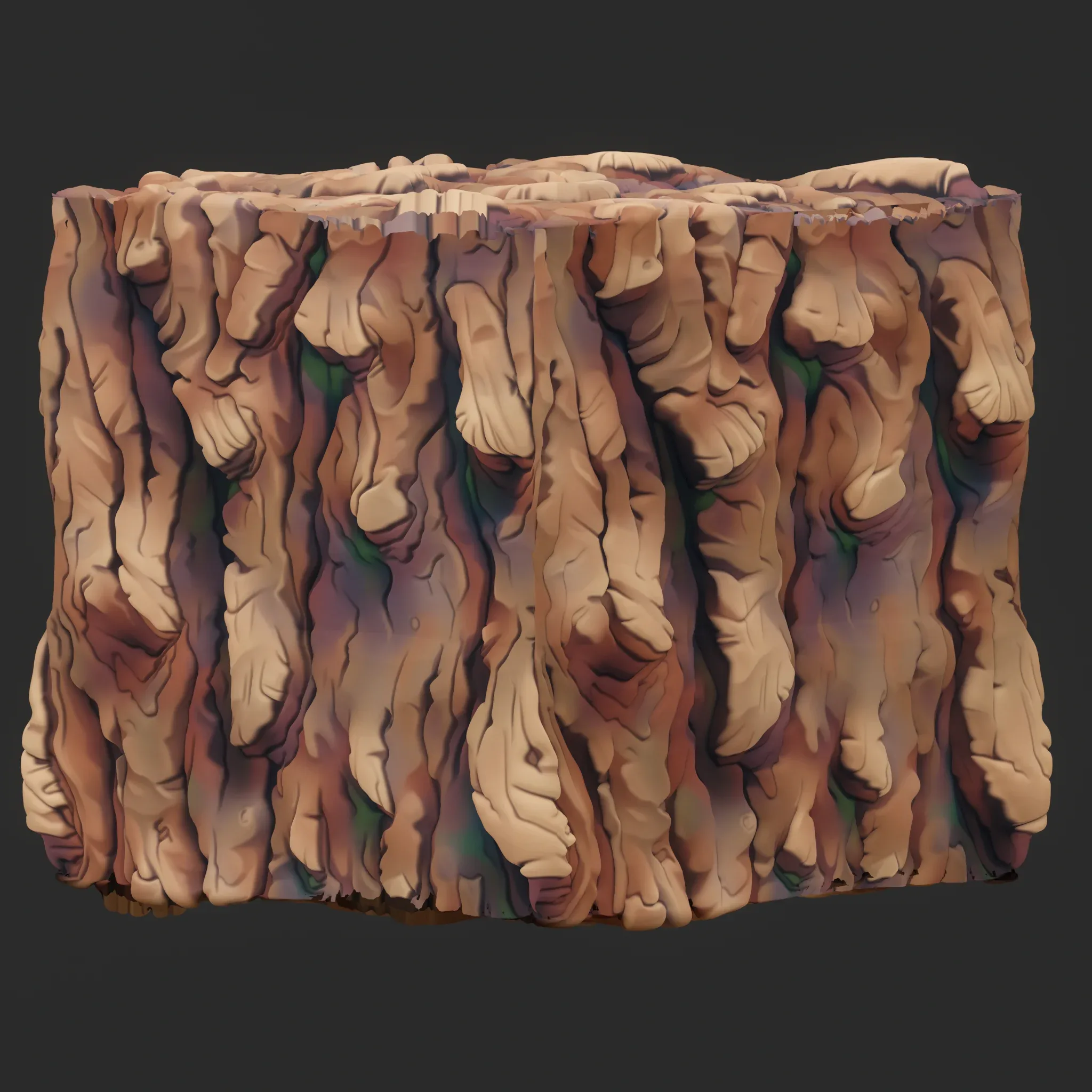 Stylized Bark Seamless Texture
