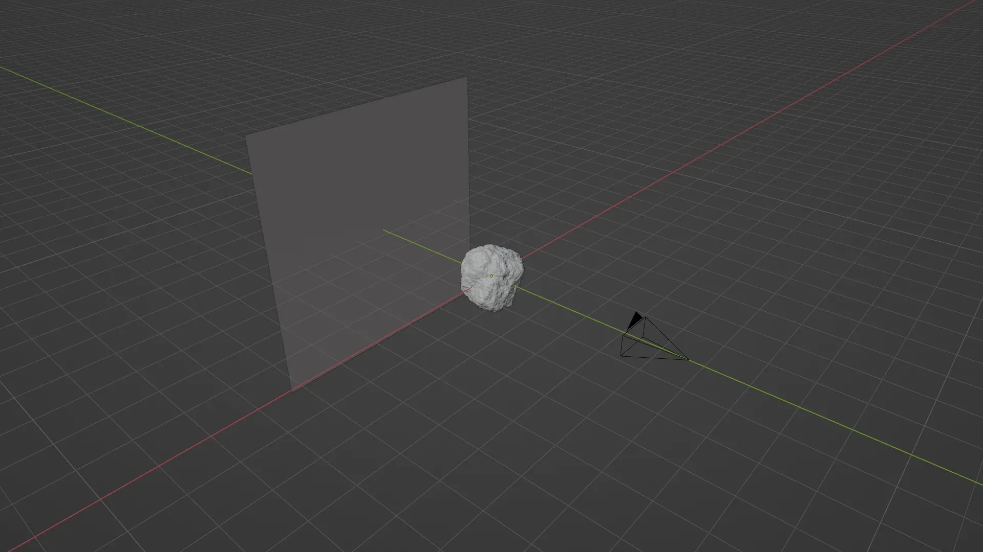 Asteroid with Procedural Material