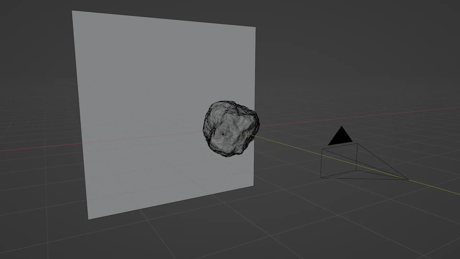 Asteroid with Procedural Material
