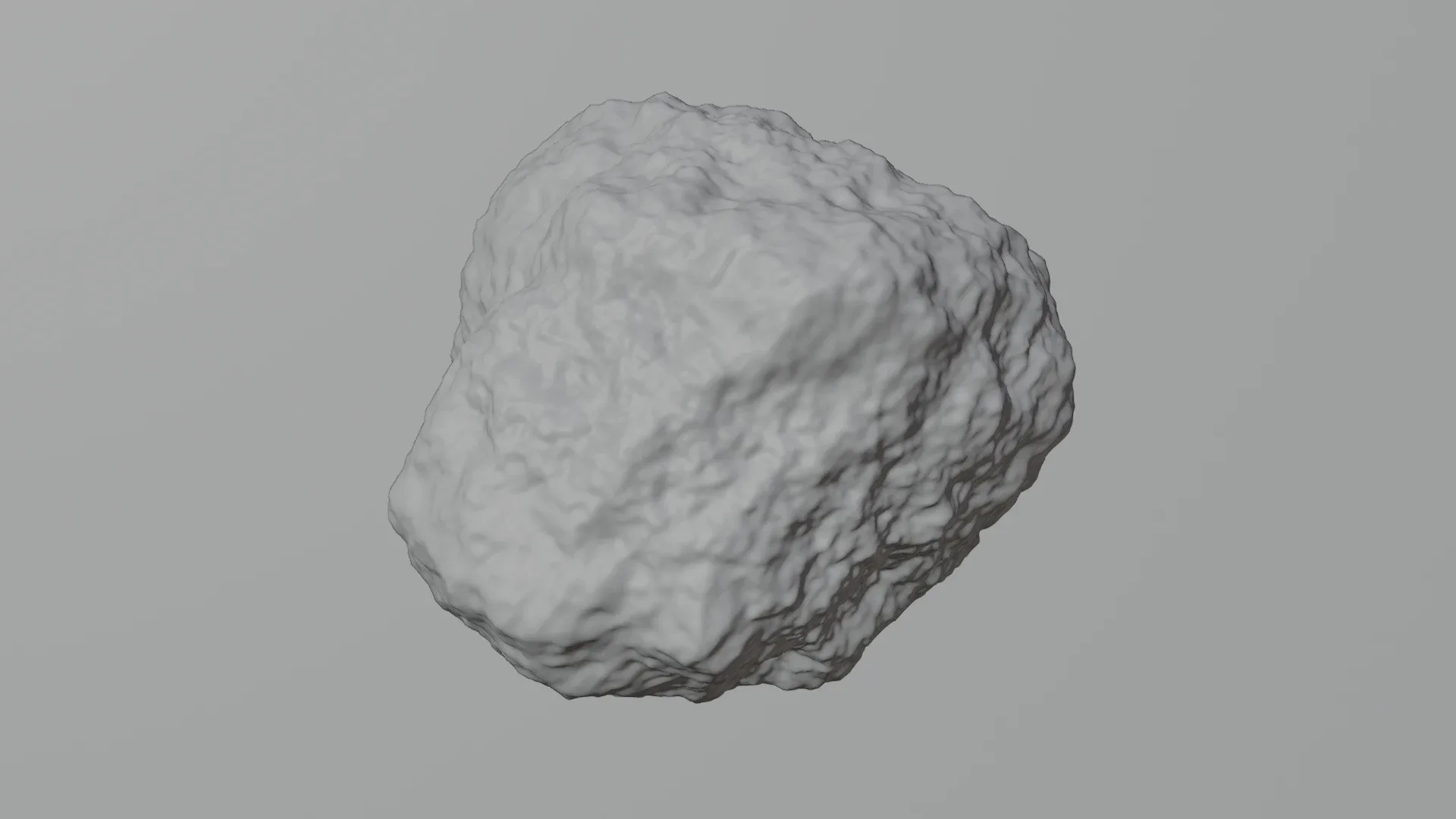 Asteroid with Procedural Material