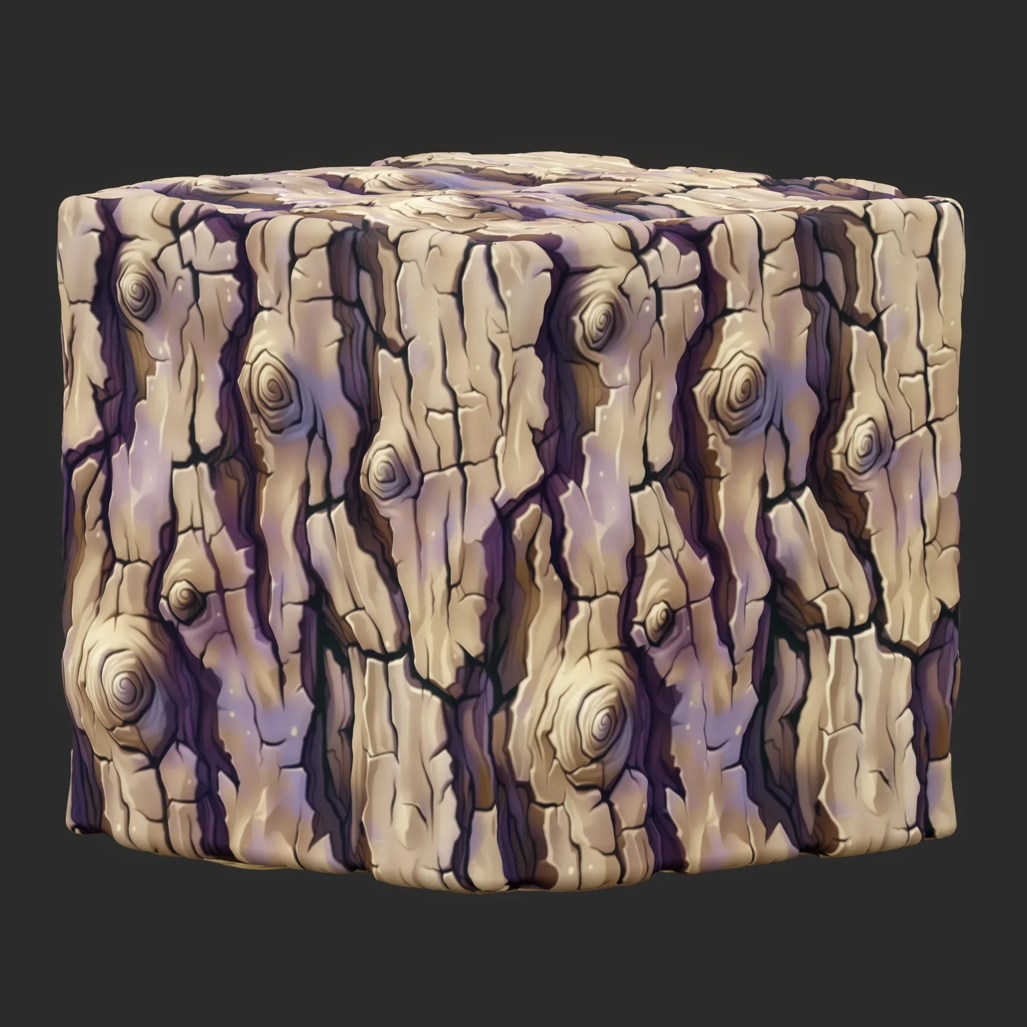 Stylized Bark Seamless Texture