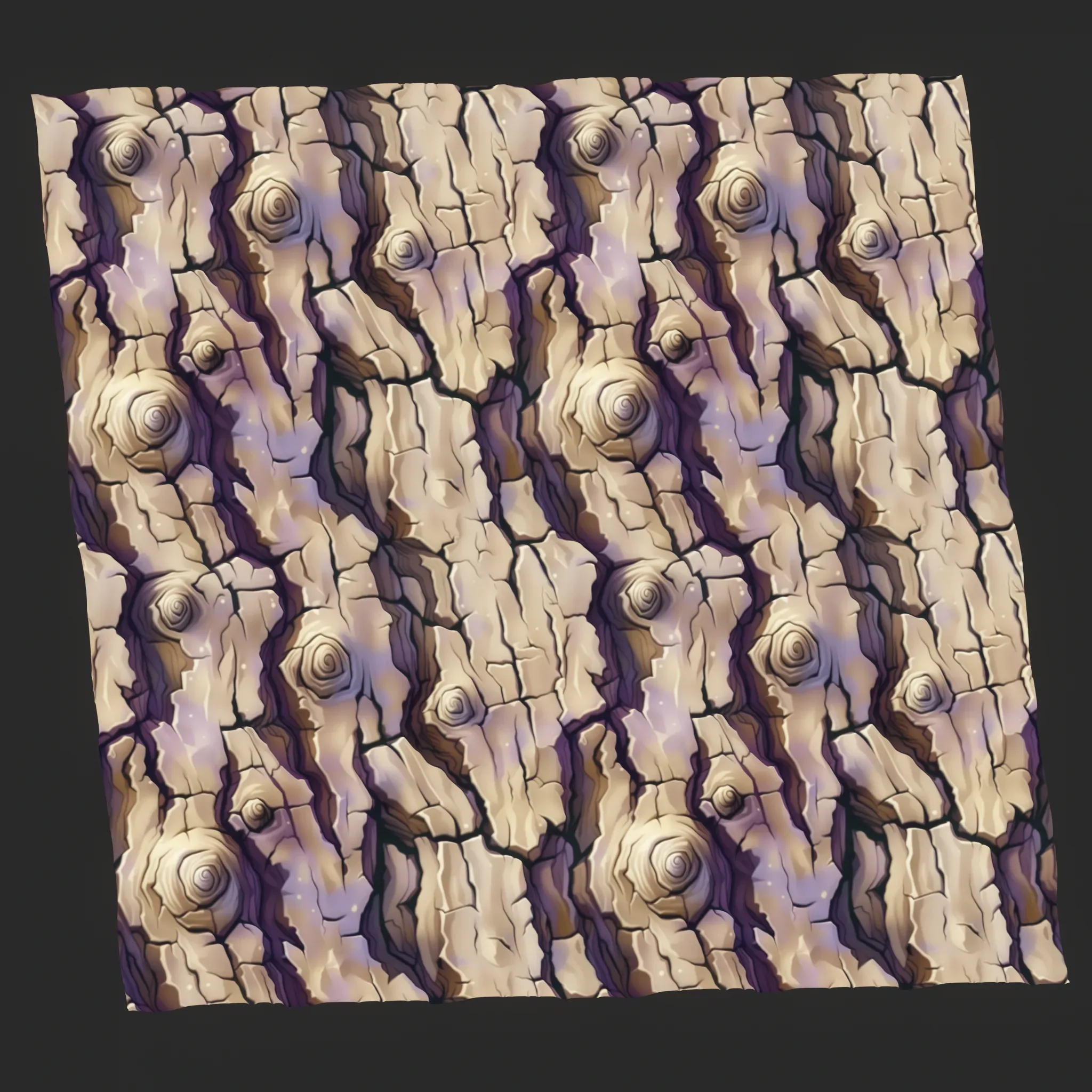 Stylized Bark Seamless Texture