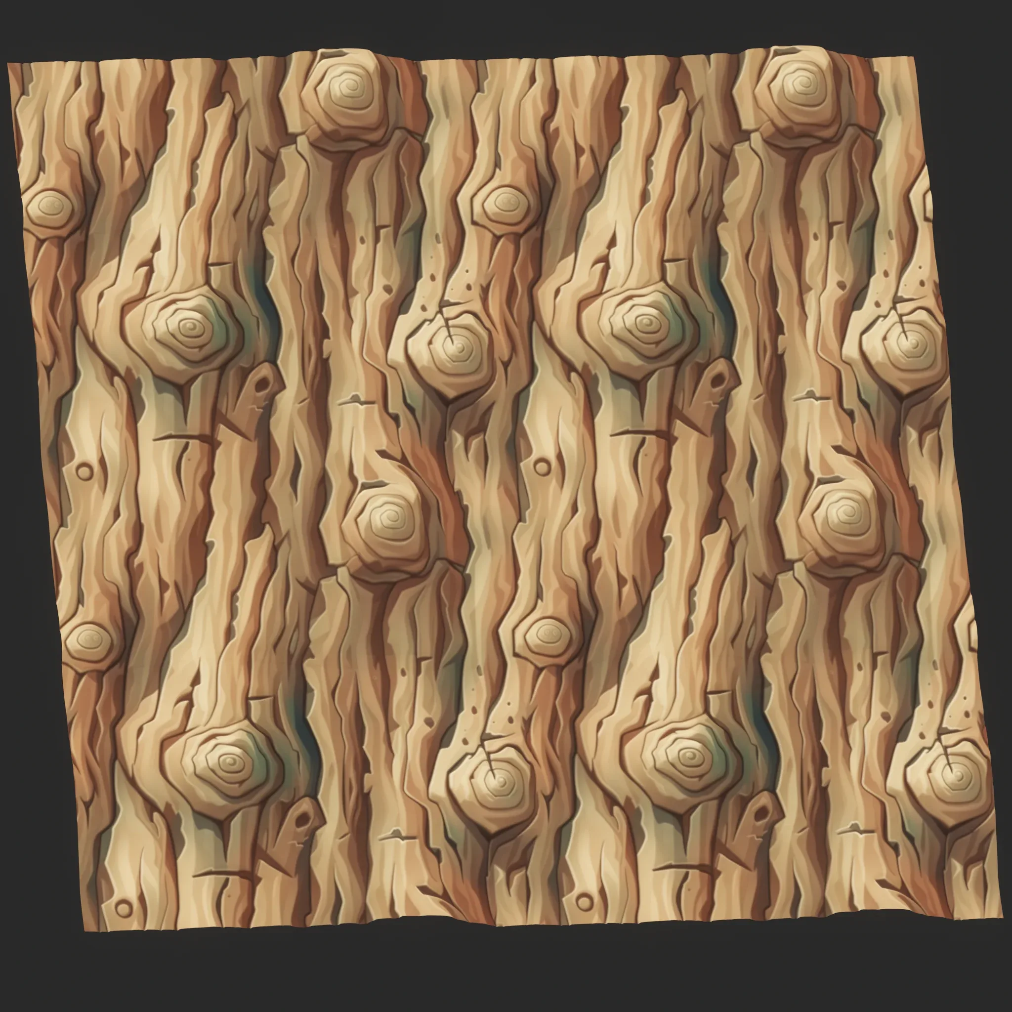 Stylized Bark Seamless Texture