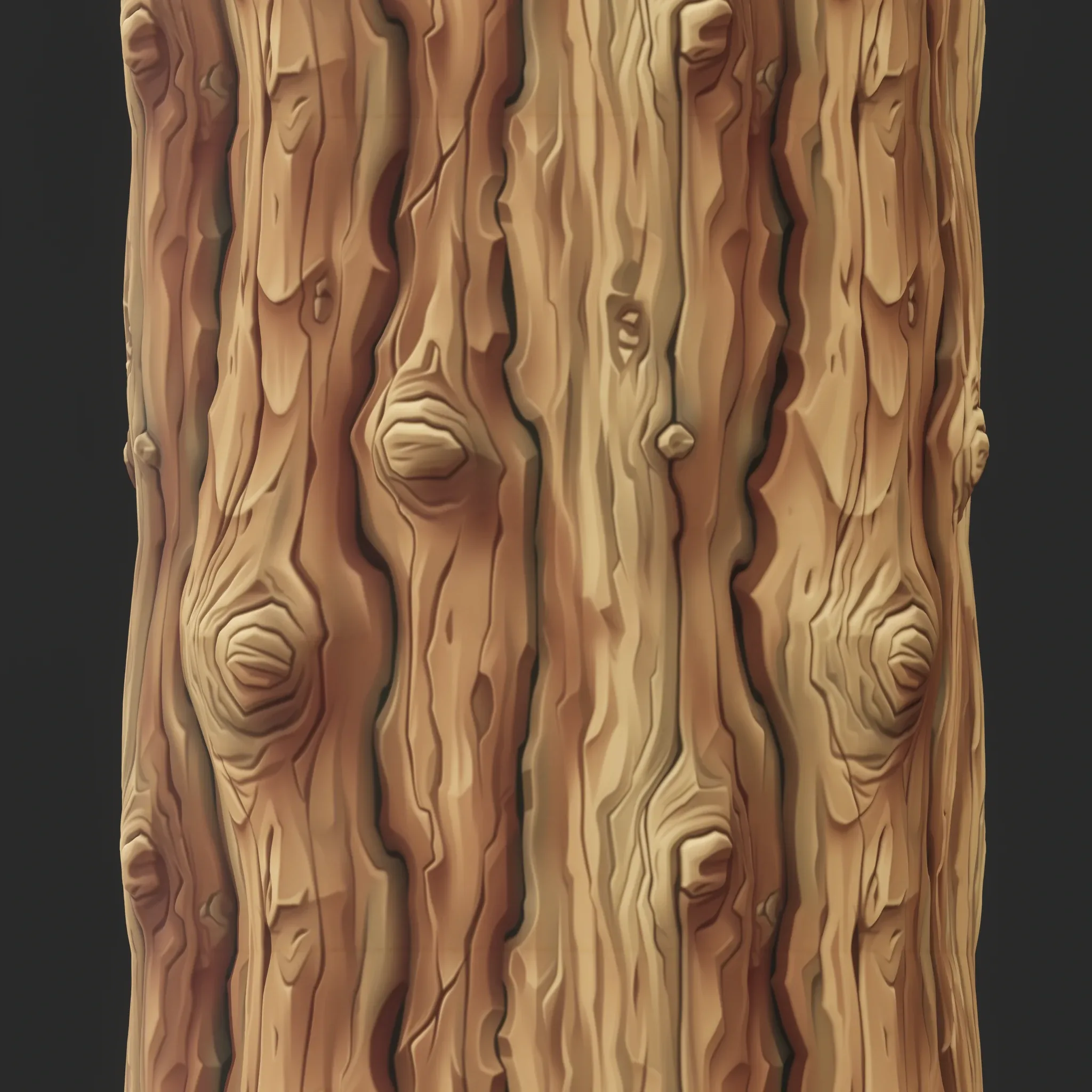 Stylized Bark Seamless Texture