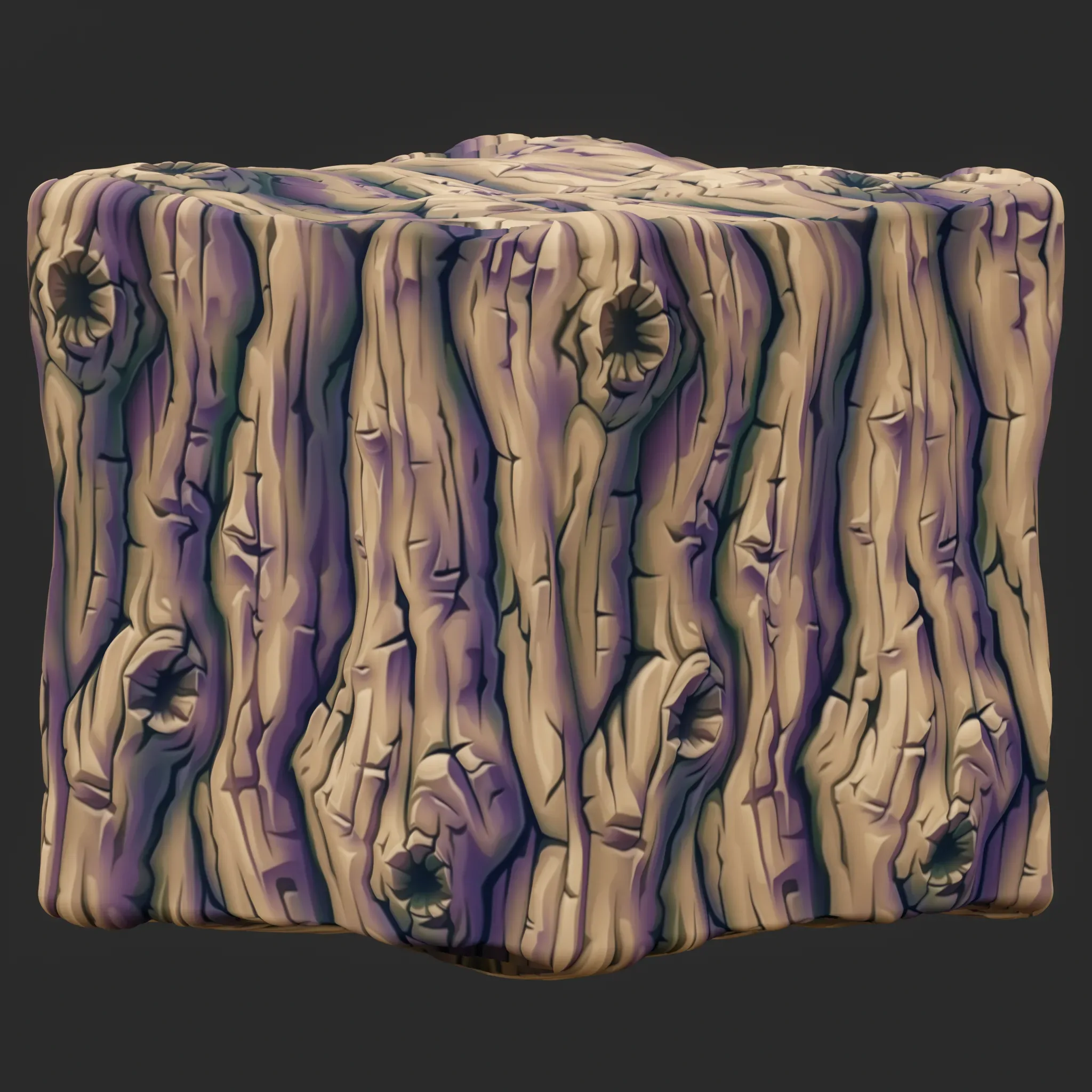 Stylized Bark Seamless Texture