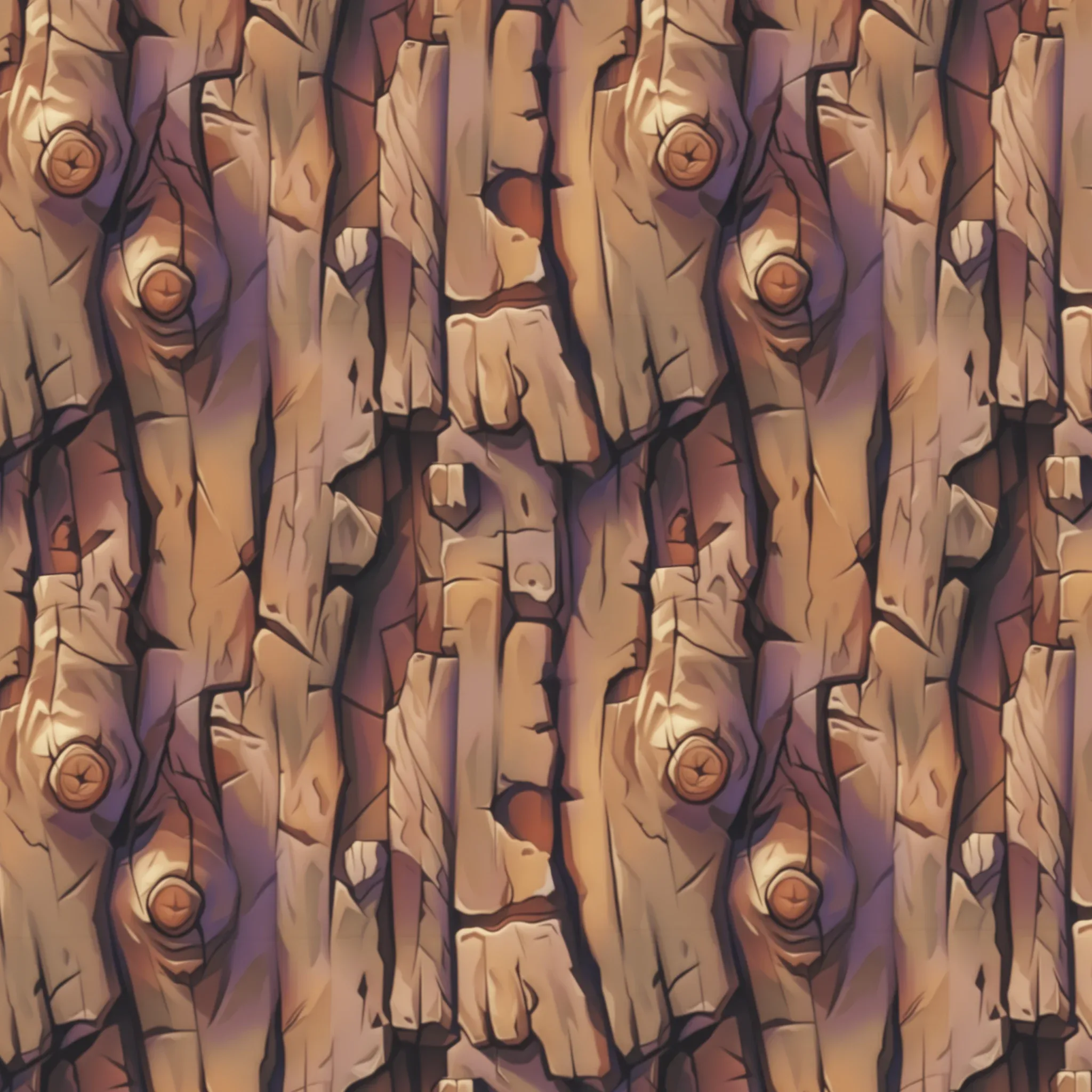 Stylized Bark Seamless Texture